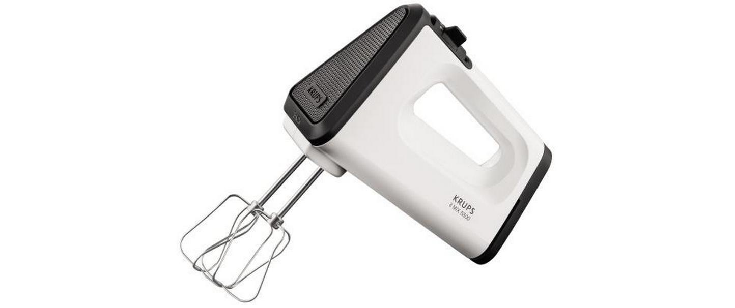 Krups Handmixer »3 MIX 5500 PLUS Weiss«, 500 W