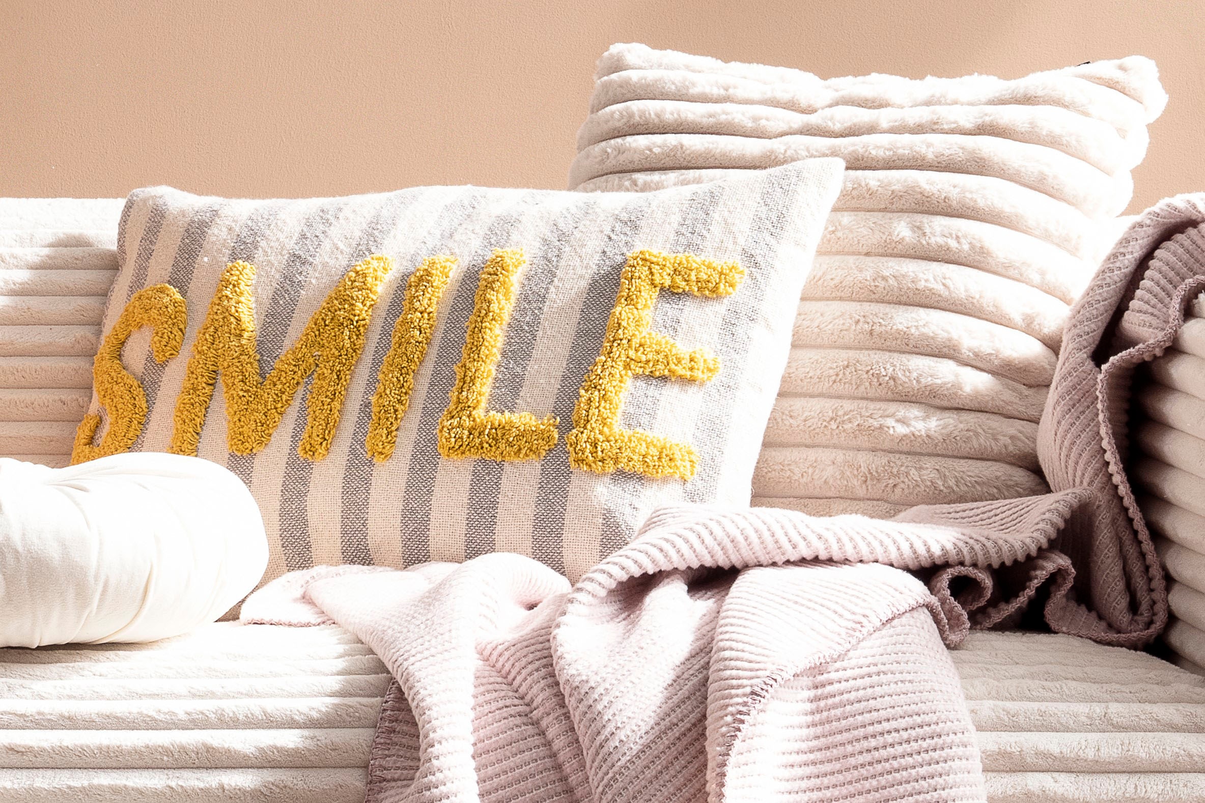 done.® Dekokissen »CUSHION HAPPY SMILE«