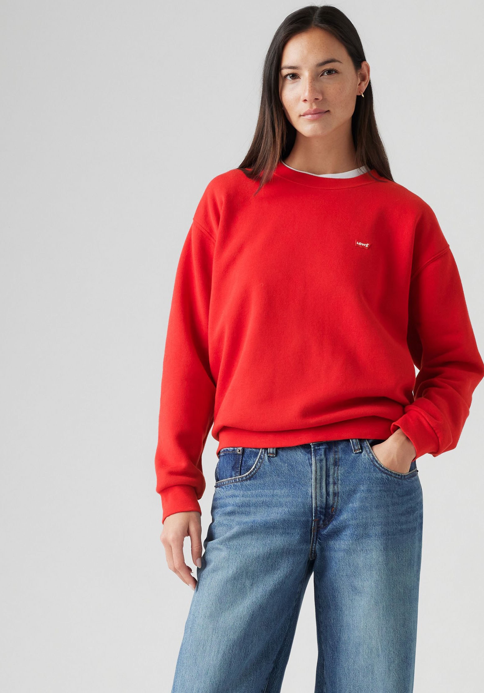 Levi's® Sweatshirt »EVERYDAY CREW SWEATSHIRT«, mit kleinem Logo auf der Brust