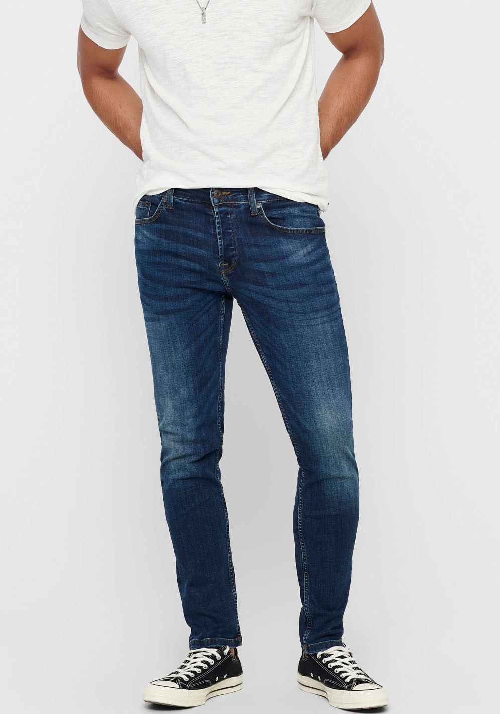 ONLY & SONS Regular-fit-Jeans »ONSWEFT REGULAR MAT DNM NOOS«