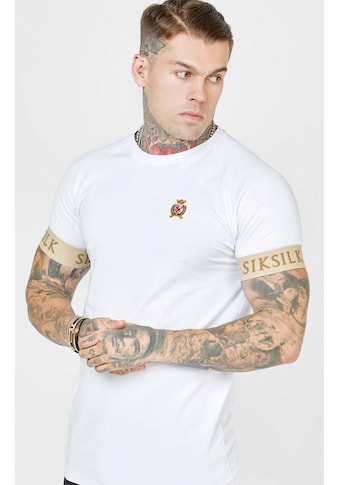 T-Shirt »T-Shirts White Crest Elasticated Cuff T-Shirt«