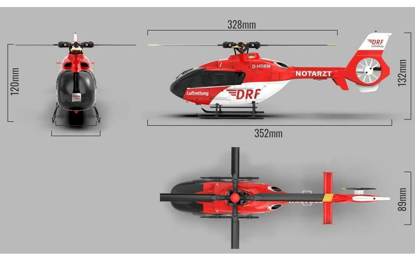 Amewi RC-Helikopter »AFX-135 Pro Brushless CP RTF«