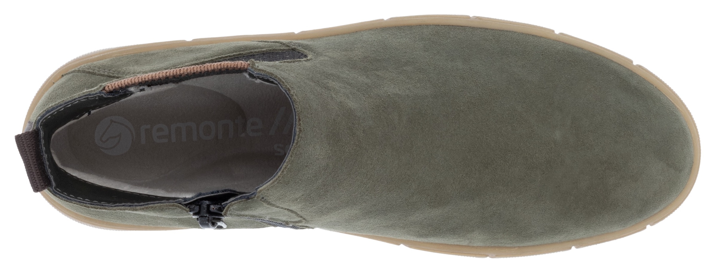 Remonte Chelseaboots, Plateau, Stiefelette, Ankleboots mit zusätzlichem Reissverschluss