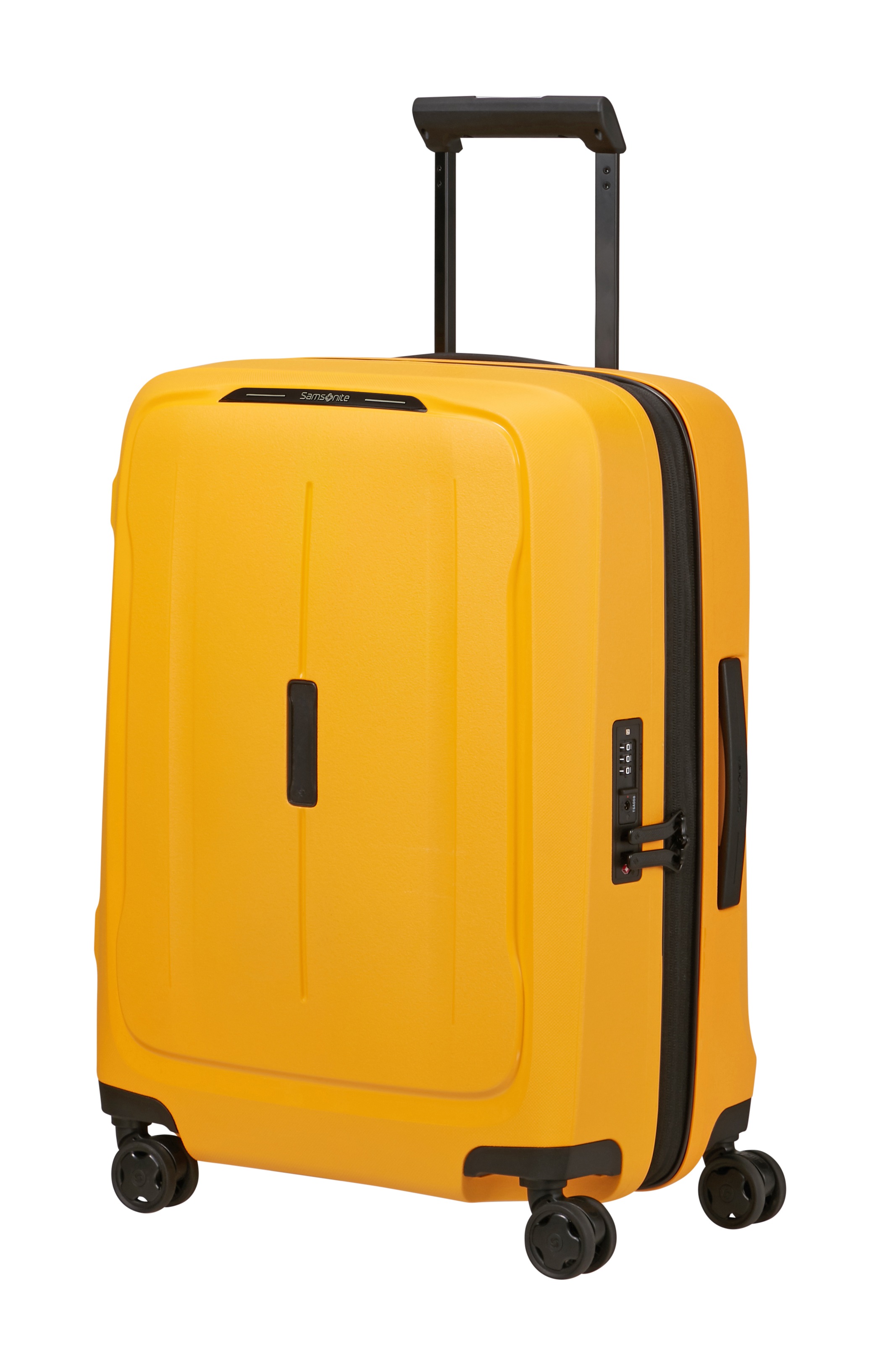 Samsonite, Unisex, Hartschalen-Trolley »ESSENS ZIP« 50 l 4 Rollen aus Polypropylen, mit Volumenerweiterung, radiant gelb, B/H/T: 40cm x 55cm x 23cm 50