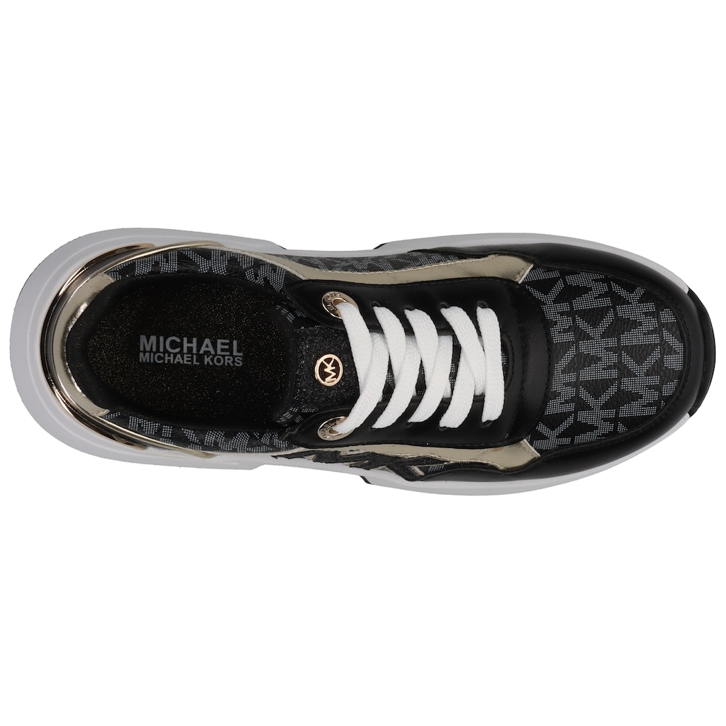 MICHAEL KORS KIDS Sneaker »COSMO MADDY«, mit Michael Kors Monogramm, Freizeitschuh, Halbschuh, Schnürschuh