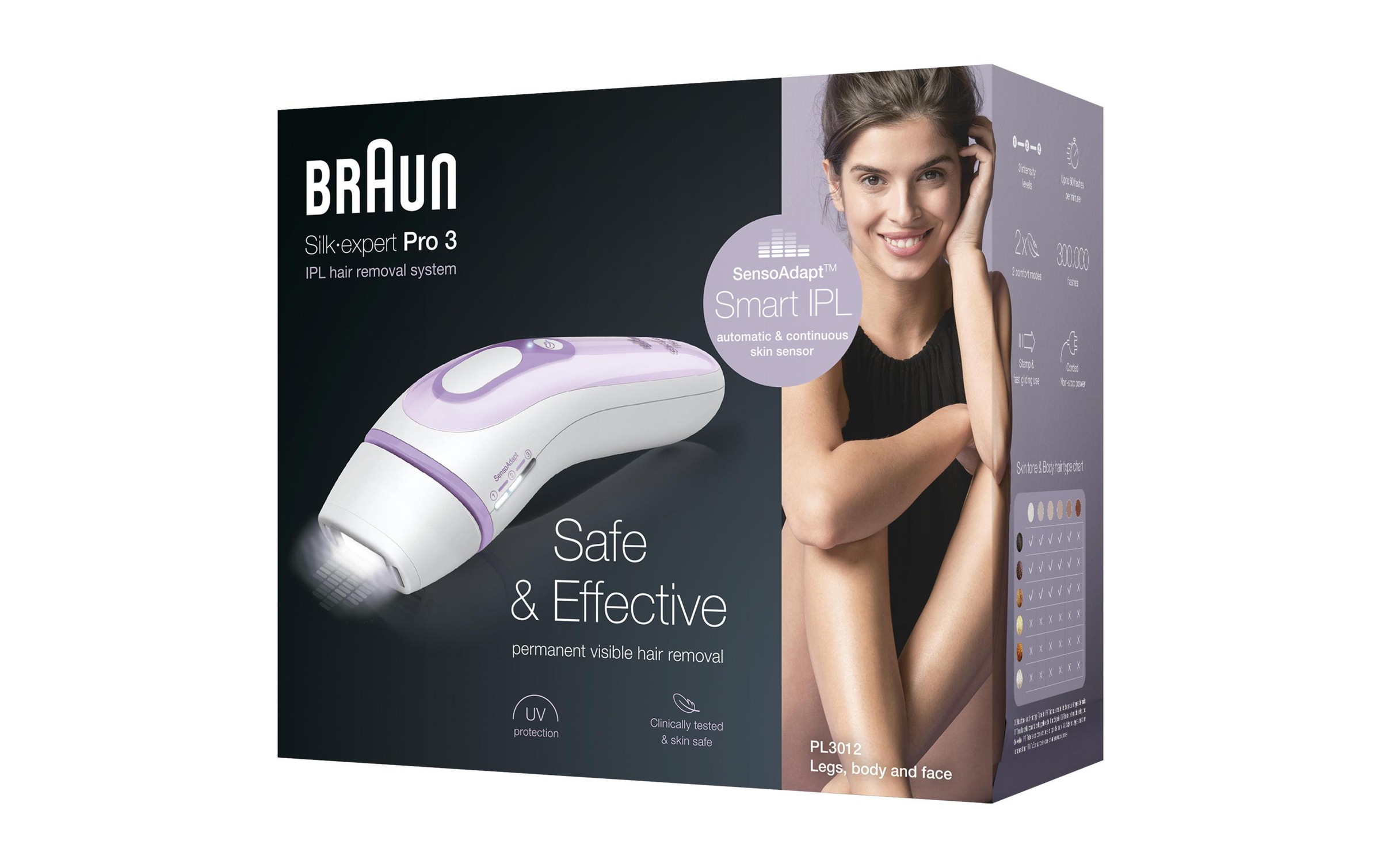 Braun IPL-Haarentferner »Silk-expert Pro 3 PL3012«, 300.000 Lichtimpulse