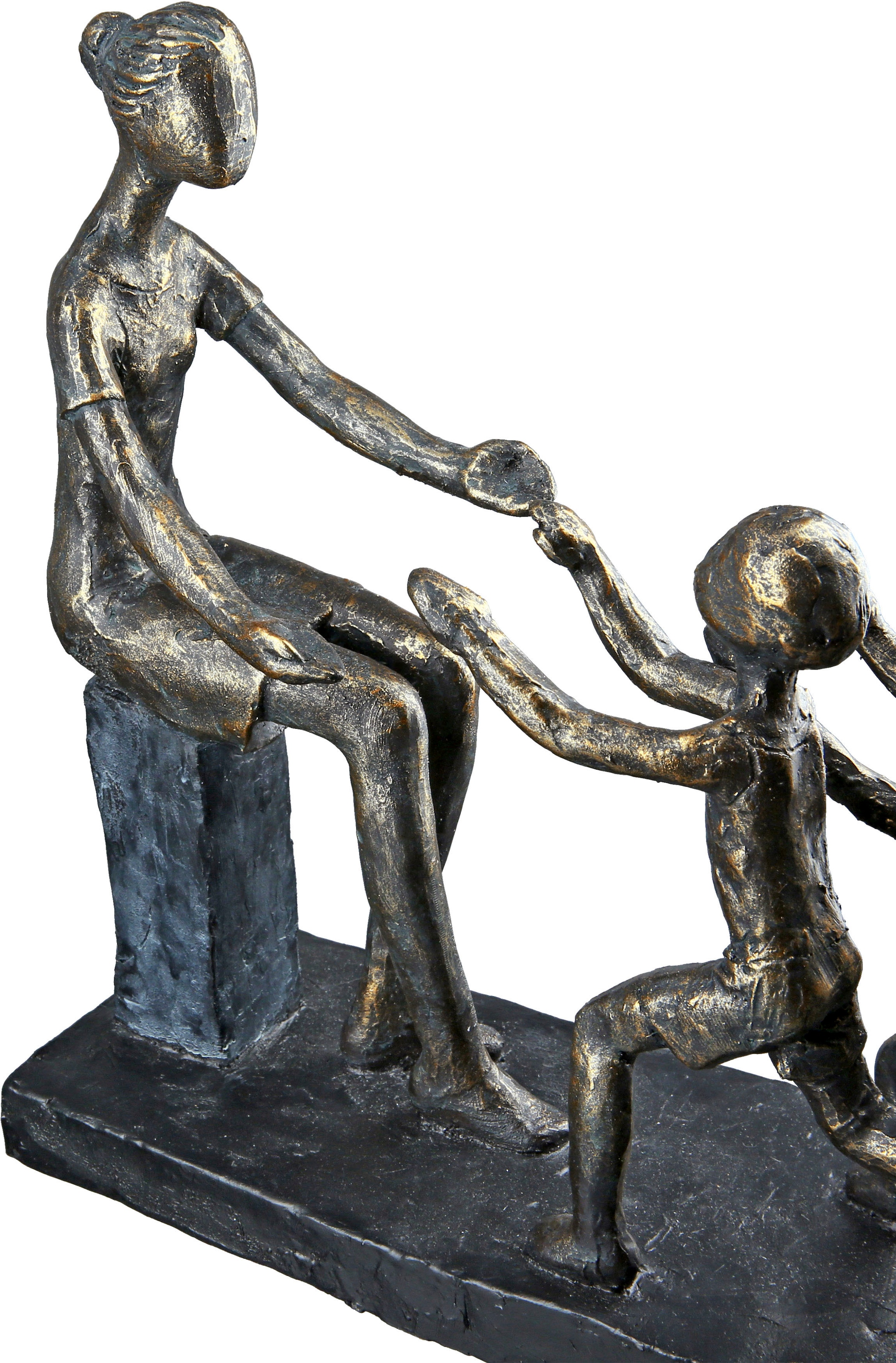 Casablanca by Gilde Dekofigur »Skulptur grau Jelmoli-Versand kaufen bronzefarben/grau«, In | meine online Arme