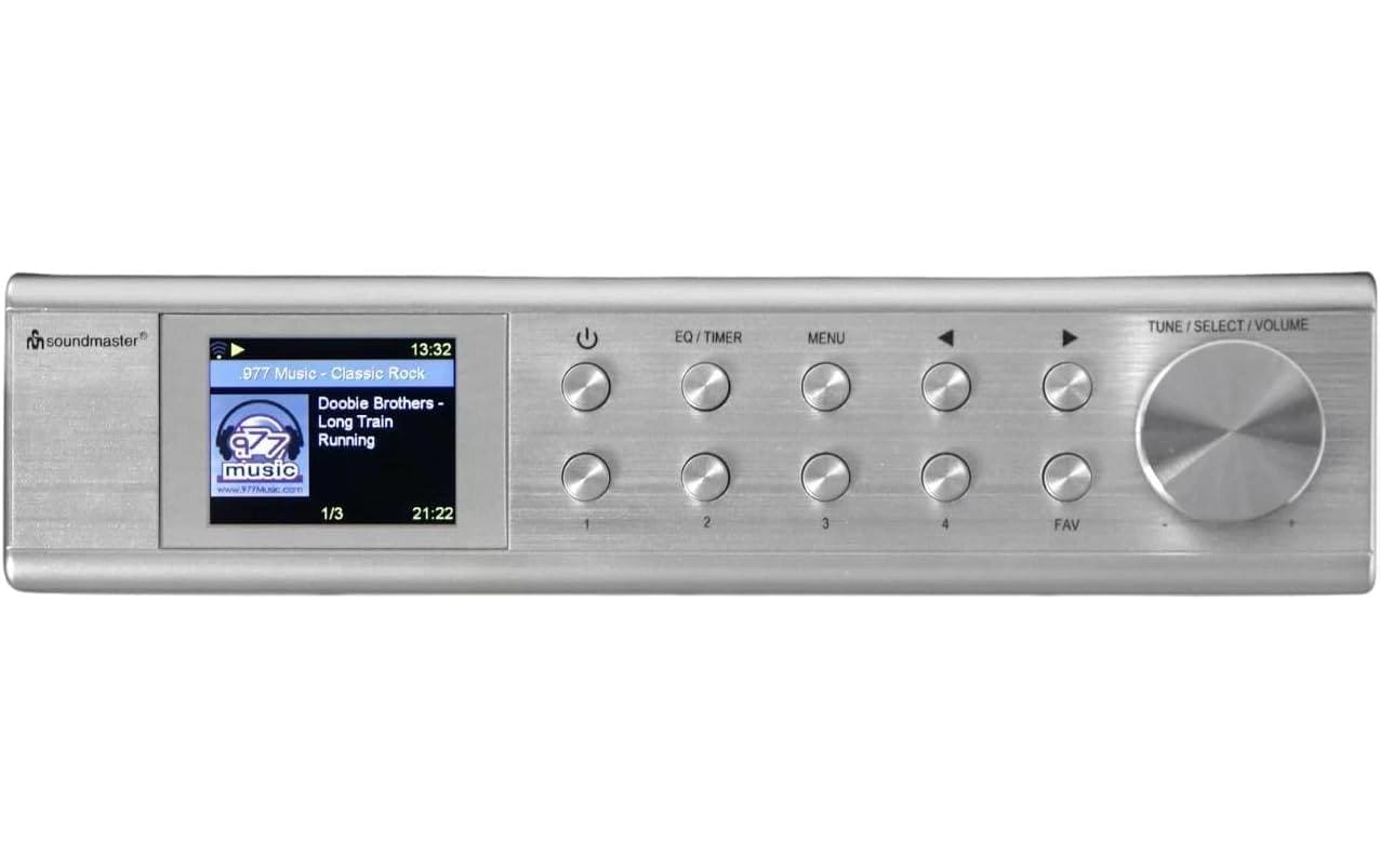 Soundmaster Digitalradio (DAB+) »IR1500SI Silber«, (Bluetooth-WLAN Digitalradio (DAB+)-FM-Tuner-Internetradio)