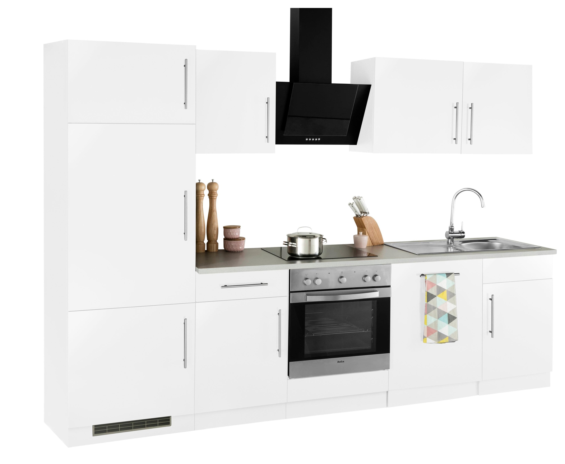❤ wiho Küchen Küchenzeile »Cali«, ordern 280 cm im E-Geräte, ohne Jelmoli-Online Breite Shop