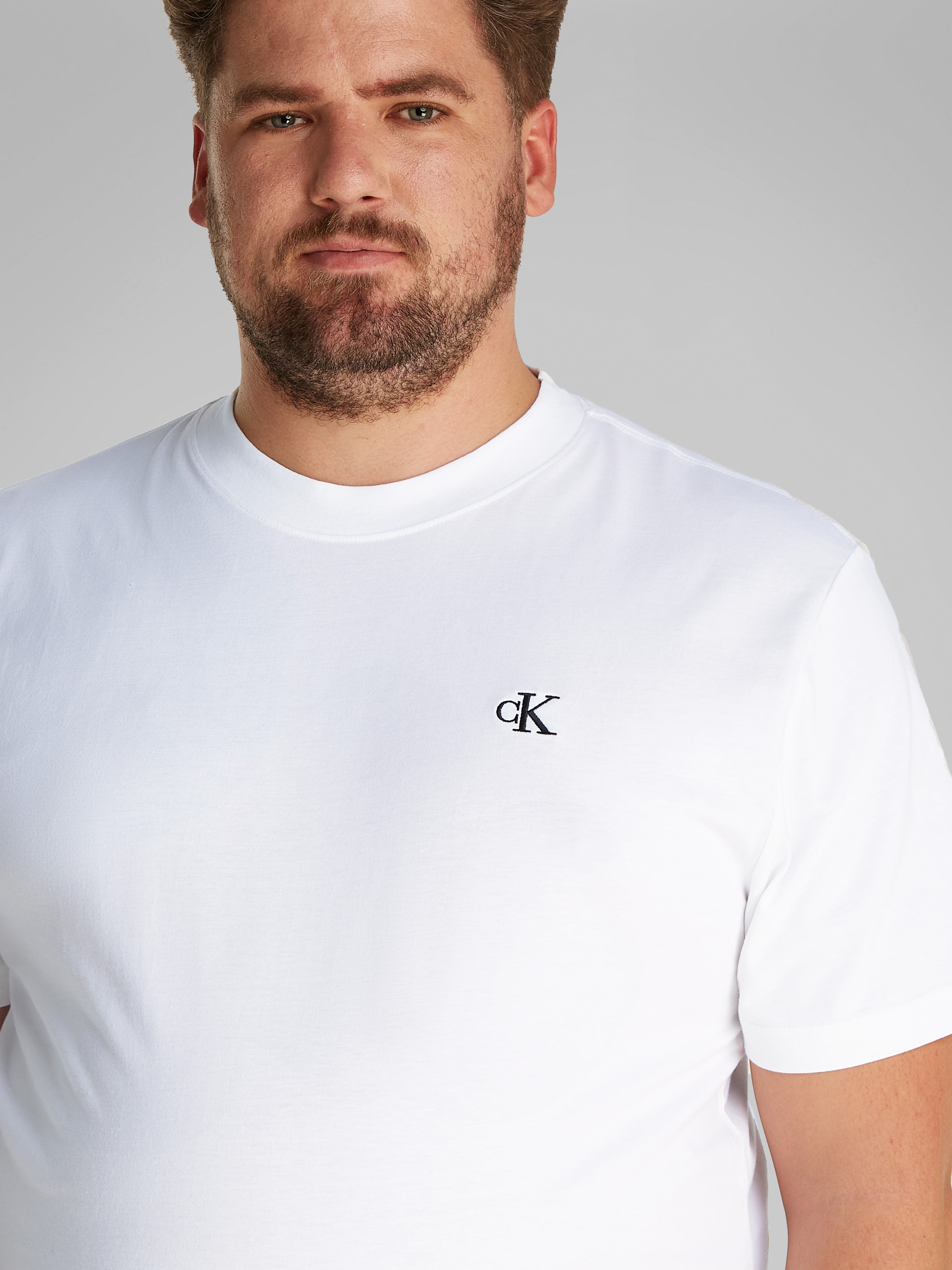 Calvin Klein Jeans Plus T-Shirt »PLUS SERIF FONT GRAPHIC TEE«, in grossen Grössen