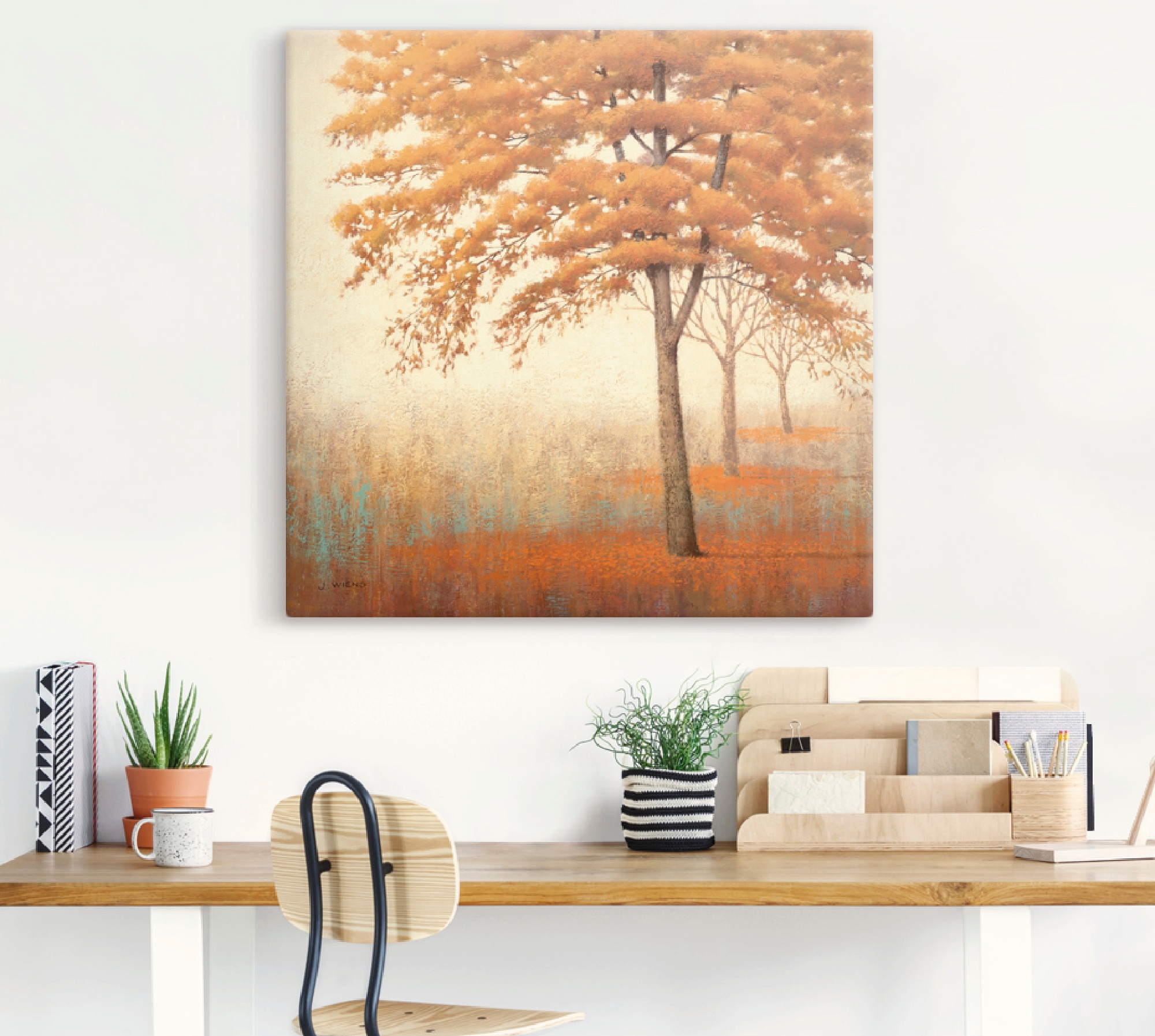 Artland Wandbild »Herbst Baum I«, Bäume, (1 St.), als Leinwandbild, Poster in verschied. Grössen