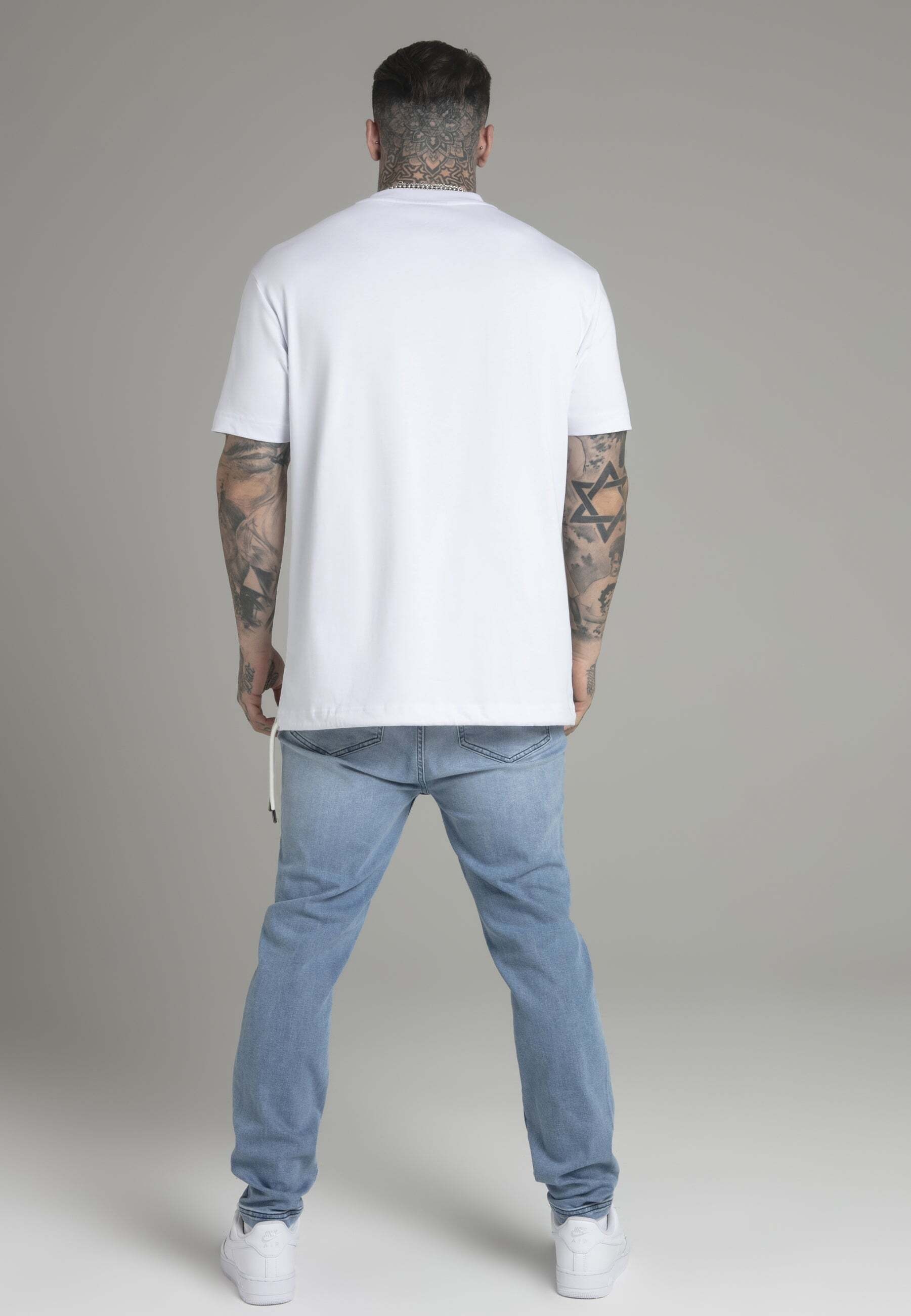 Siksilk T-Shirt »Siksilk T-Shirt Oversized T-Shirt in White«