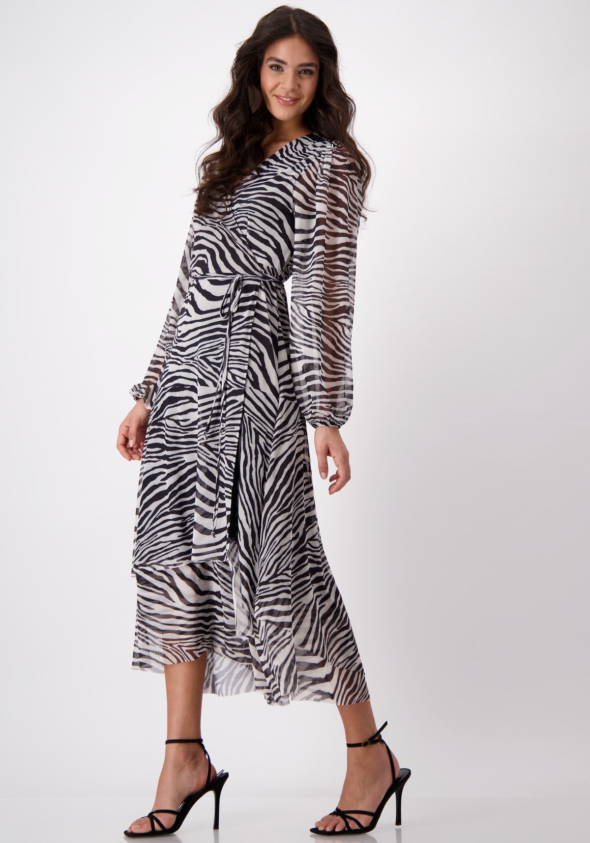 Monari Maxikleid, mit Animalprint