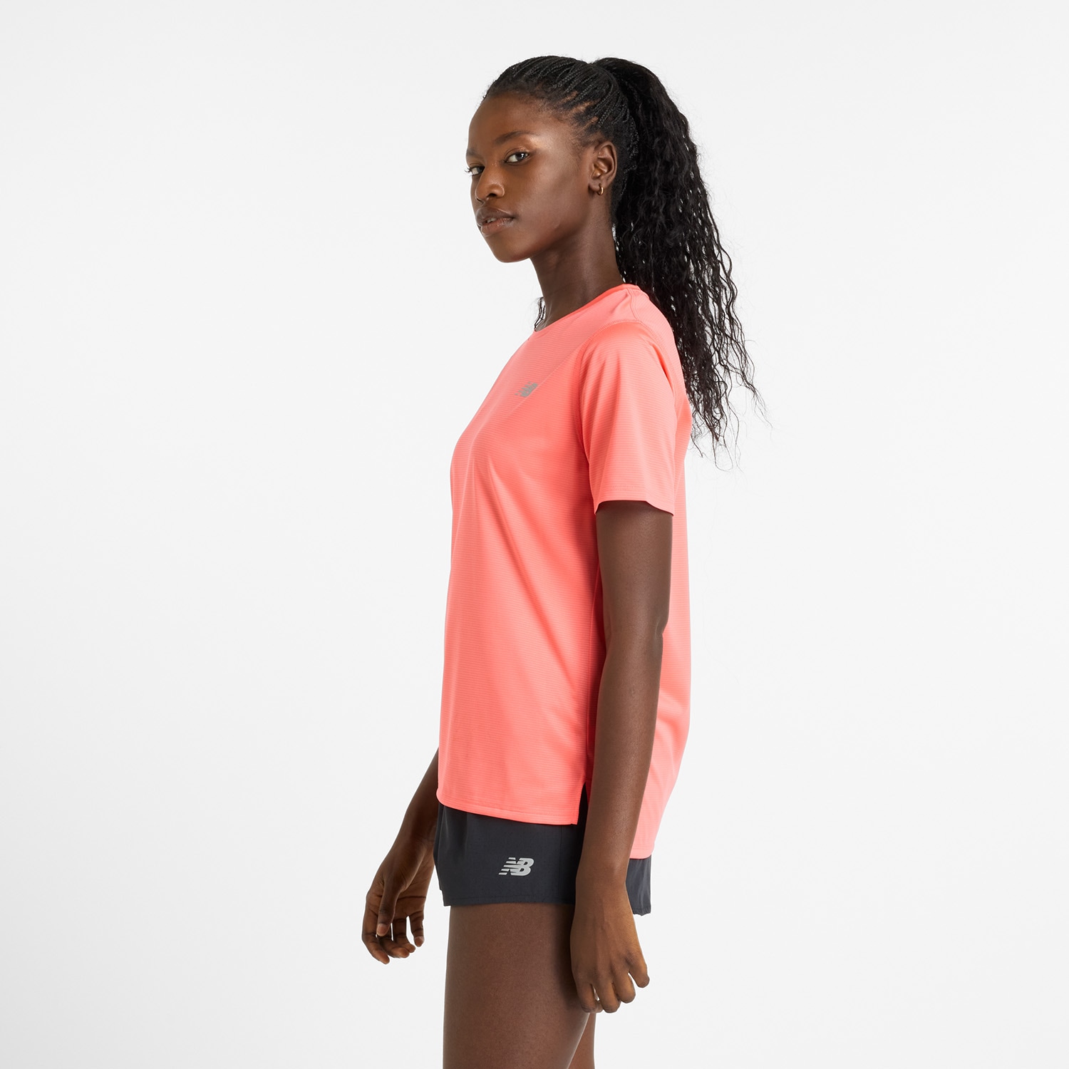 New Balance Laufshirt »WOMENS RUNNING S/S TOP«, mit Markenlogo