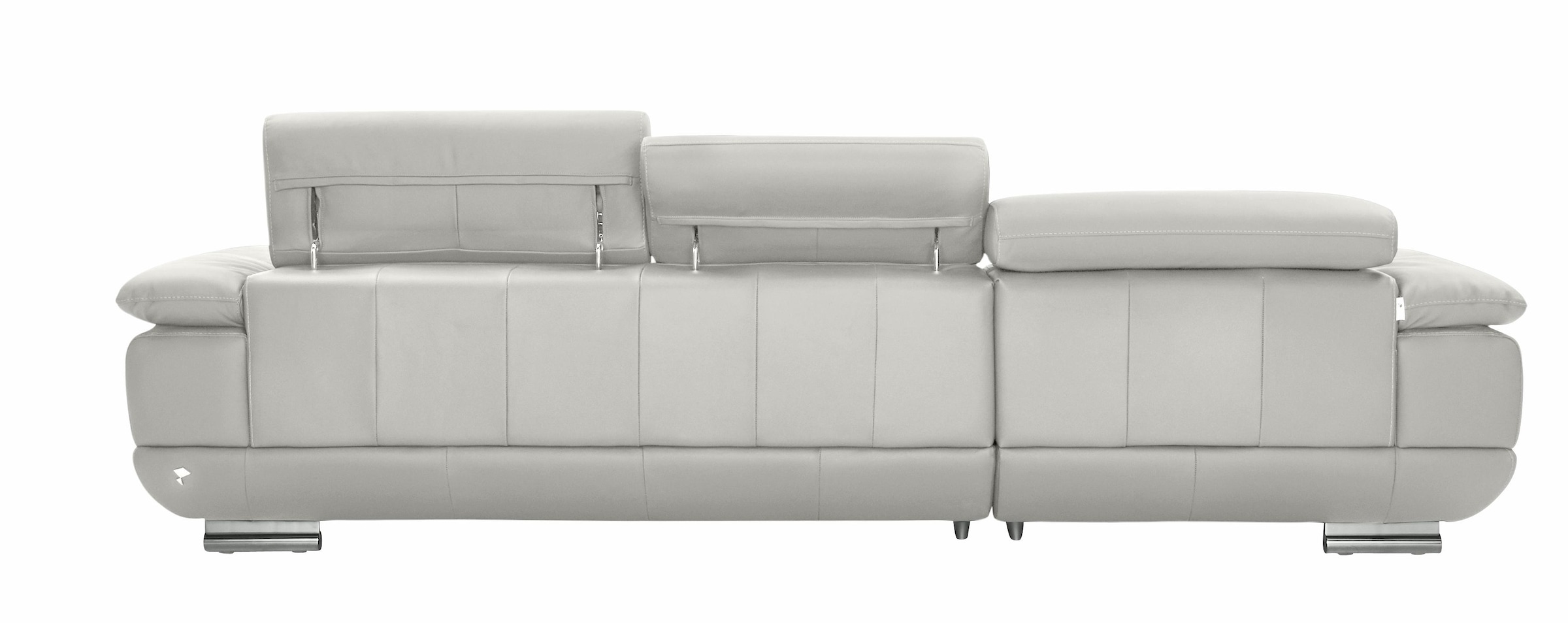 CALIA ITALIA Ecksofa »Magic, ein italienisches Sofa zum Träumen, erstklassiger Sitzkomfort«, mit verstellbaren Kopfteilen, in 2 Lederqualitäten