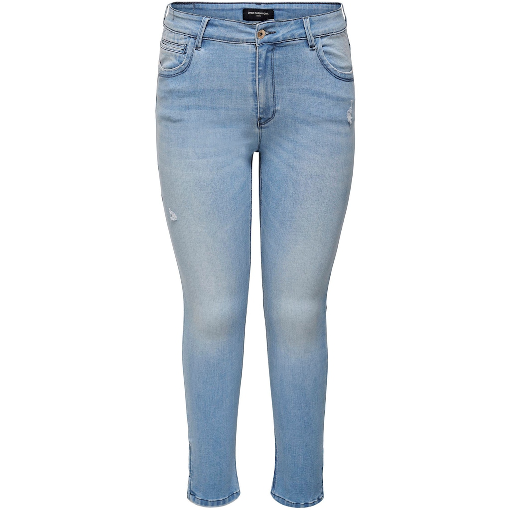ONLY CARMAKOMA Skinny-fit-Jeans »CARKARLA REG ANK SK DNM BJ759 NOOS«