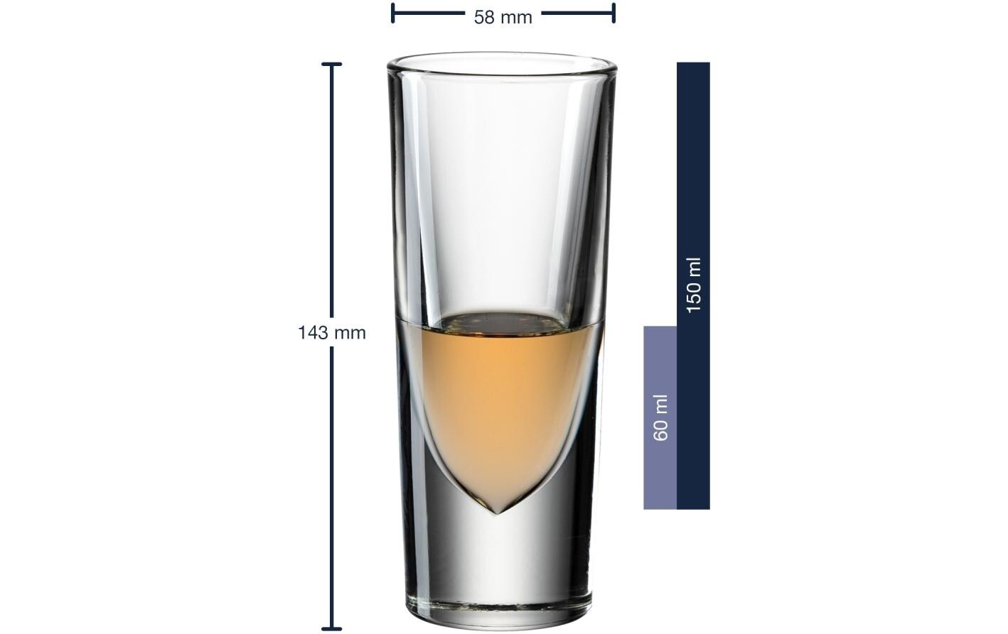 LEONARDO Grappaglas »Gilli Bar 150 m«, (6 tlg.)