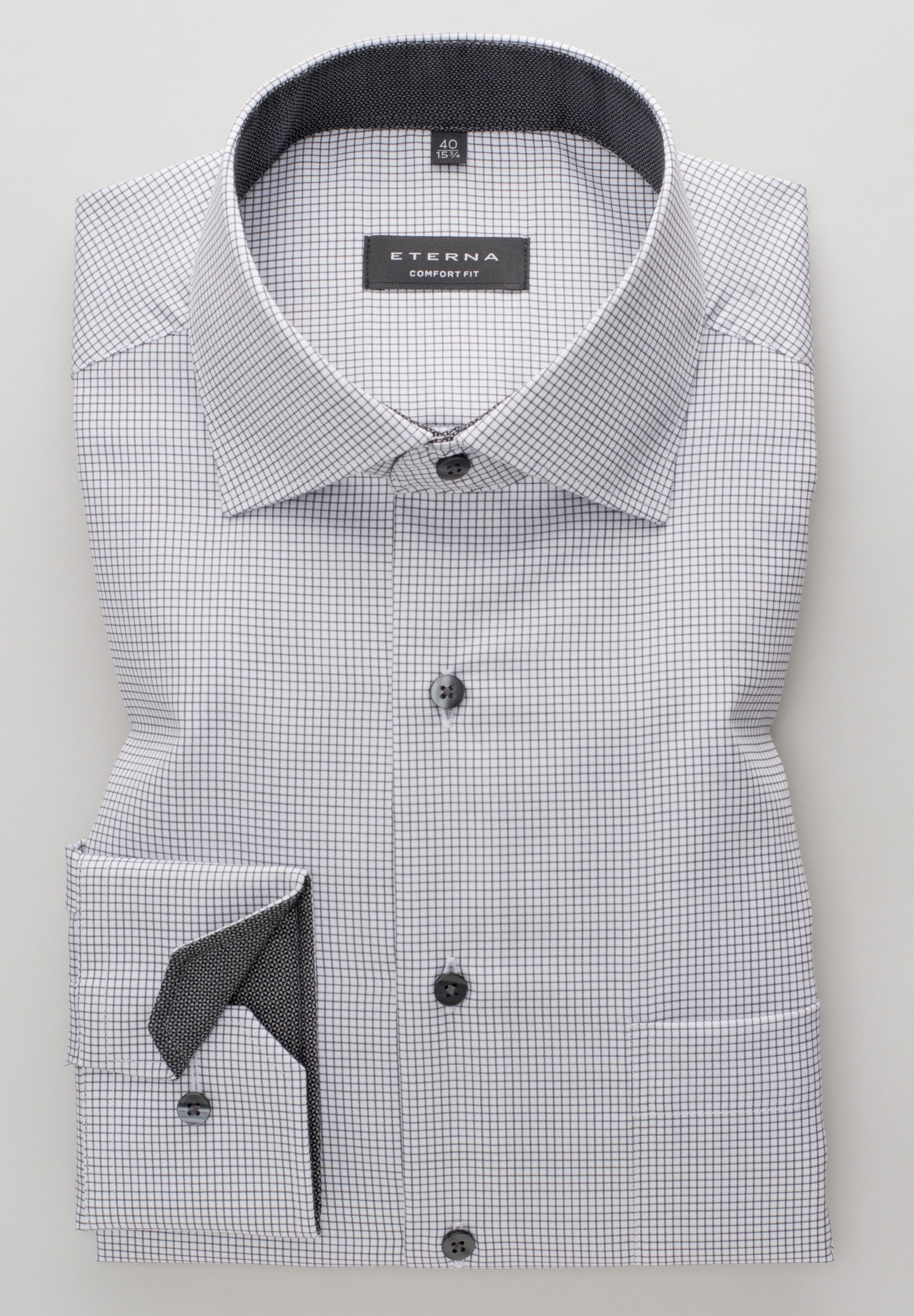 Eterna Langarmhemd »COMFORT FIT«, NON IRON (bügelfrei)