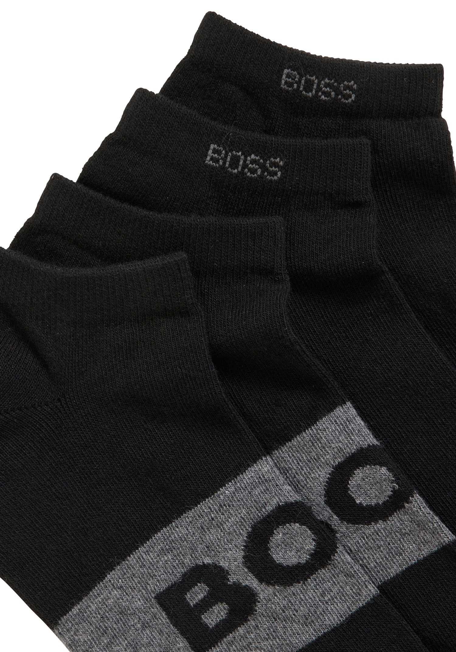 BOSS Businesssocken »2P AS Logo CC«, (Packung, 2 Paar, 2er Pack), mit grossem, eingestricktem BOSS Logo-Schriftzug