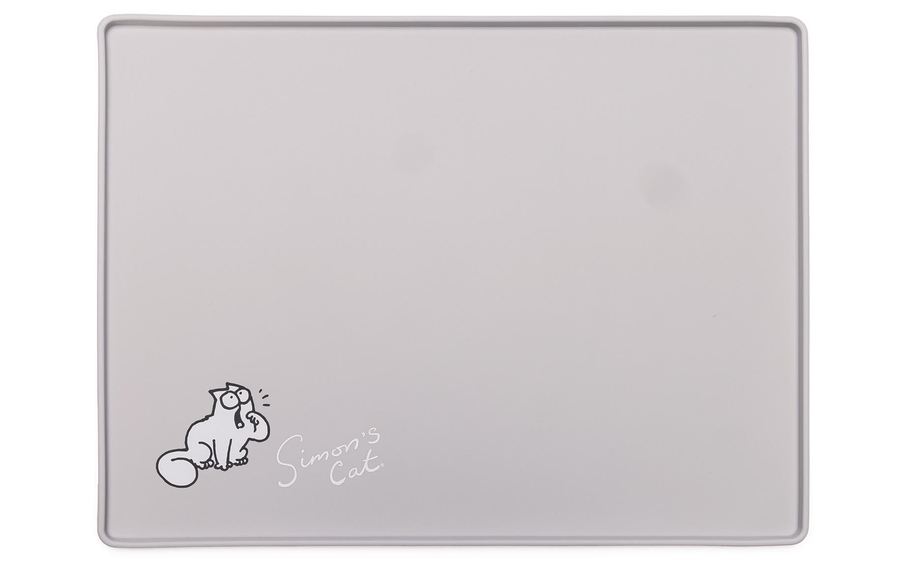 Futternapf »Simon's Cat 40 x 30 x 1 cm, Hellgrau«