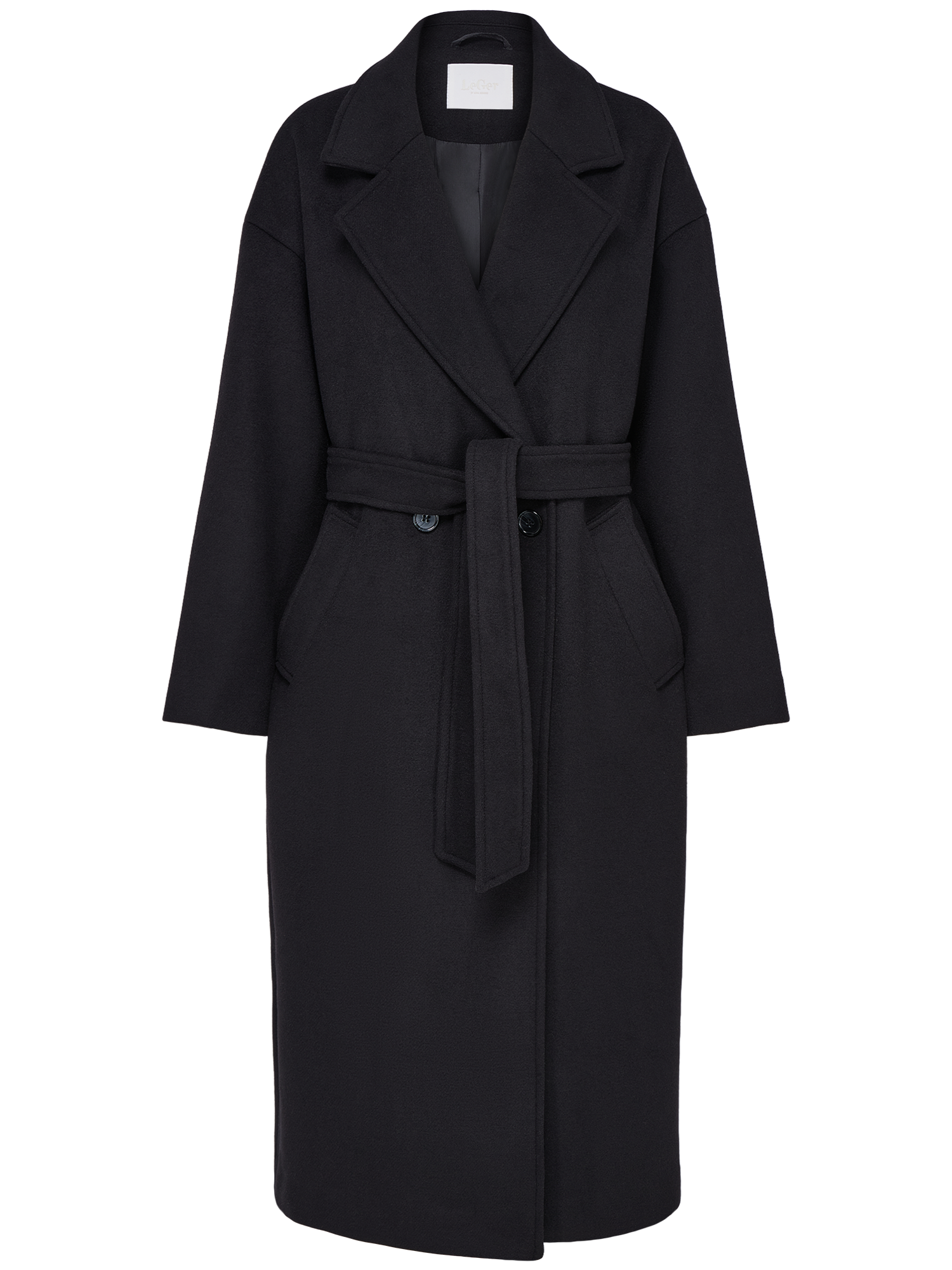LeGer Langmantel »Betty, LeGer by Lena Gercke«, Regular fit mit V-Ausschnitt