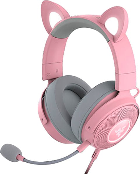 RAZER Gaming-Headset »Kraken Kitty V2 Pro« Mikrofon abnehmbar   Rauschunterdrückung   Stummschaltung