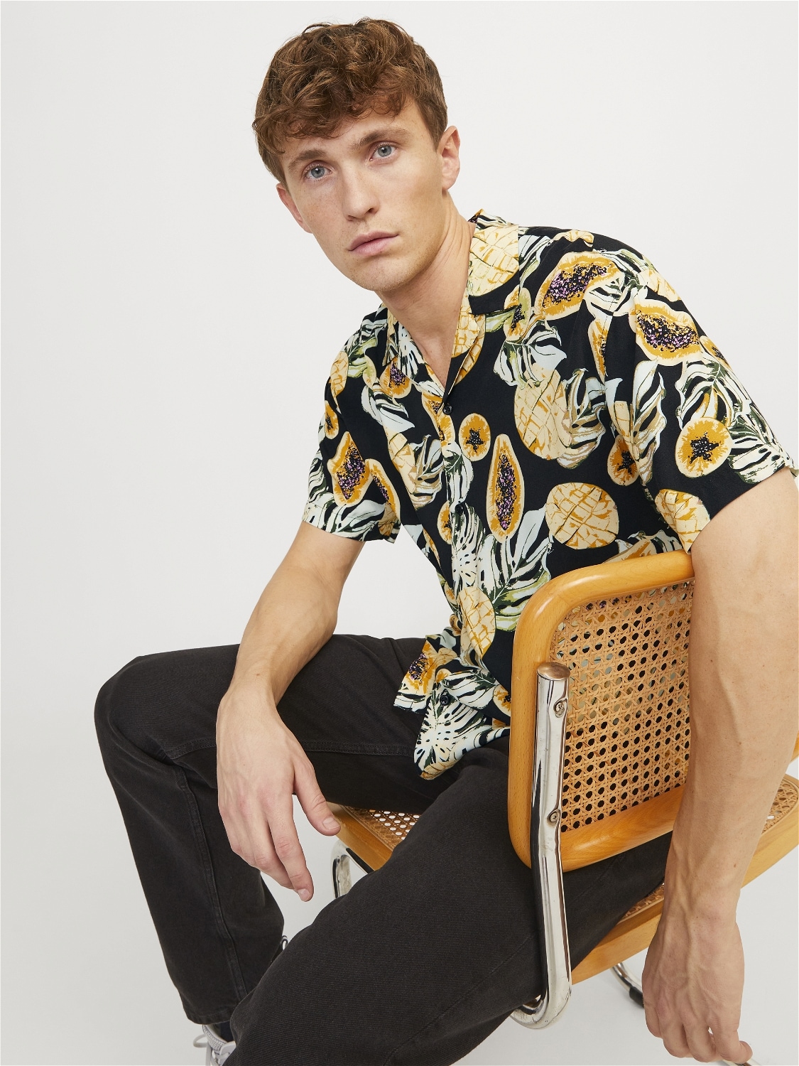 Jack & Jones Hawaiihemd »JORLUKE TAMPA AOP SHIRT SS SN«