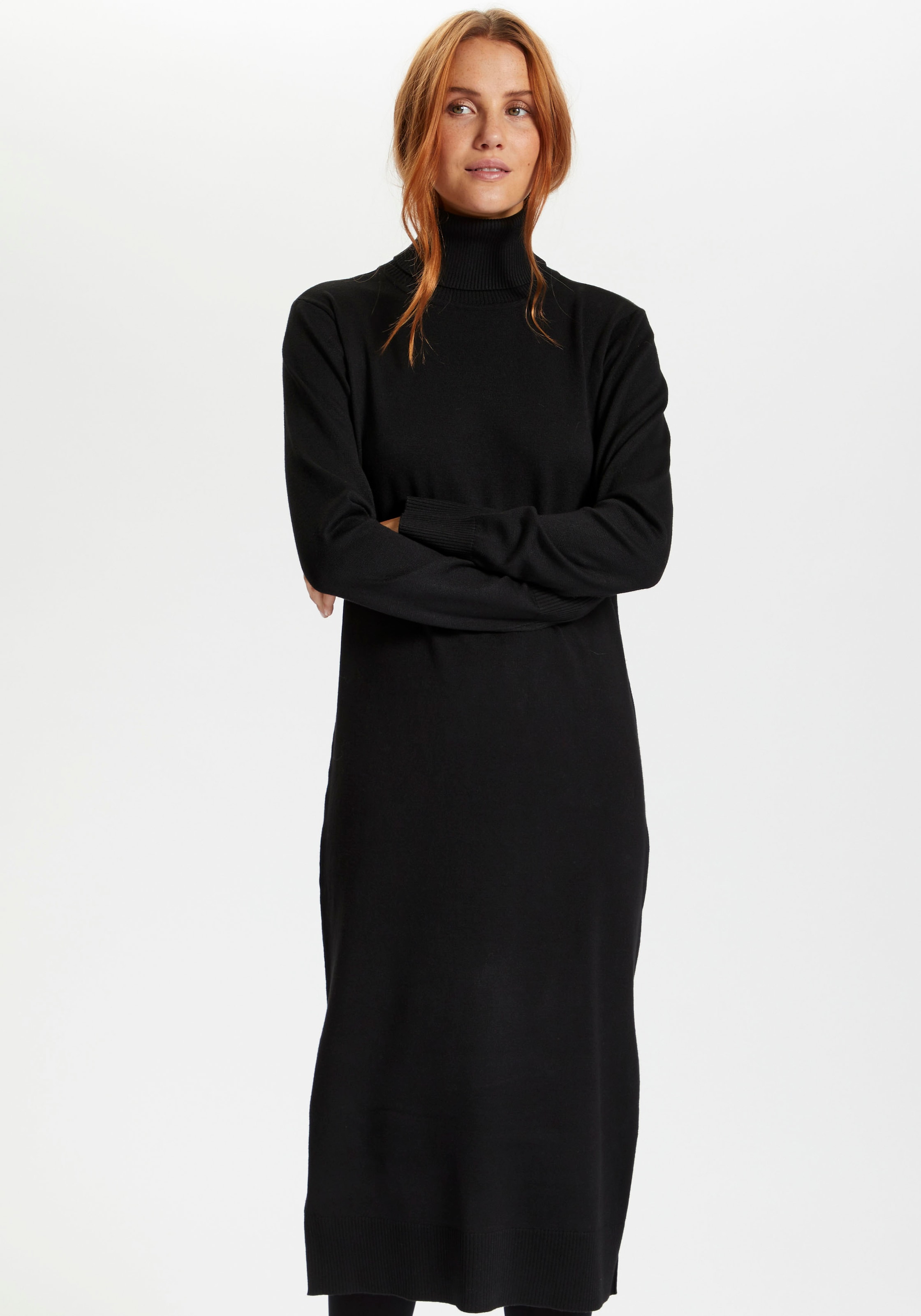 Saint Tropez Strickkleid »SZ-Roll-neck Long Dress«, mit Rollkragen online  shoppen bei Jelmoli-Versand Schweiz