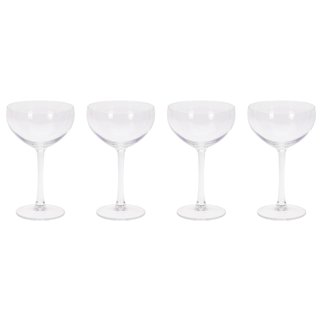 FURBER Cocktailglas »240 ml, 4 Stück, Transparent«, (4 tlg.)