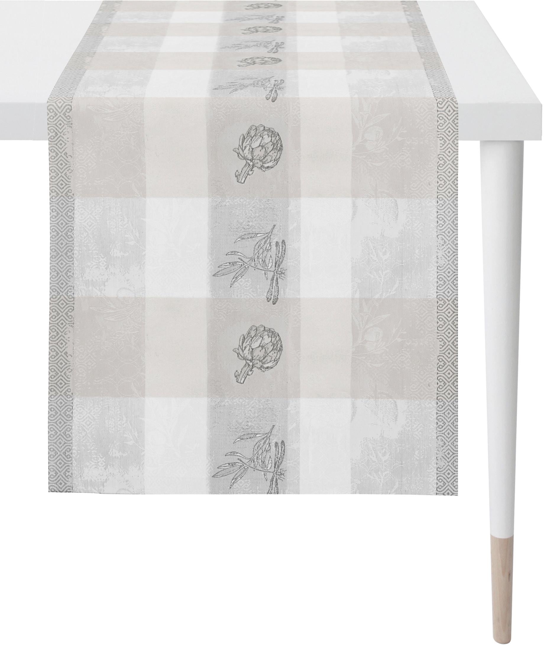 APELT Tischläufer "1615 Summergarden, Sommerdeko, Sommer" Jacquardgewebe