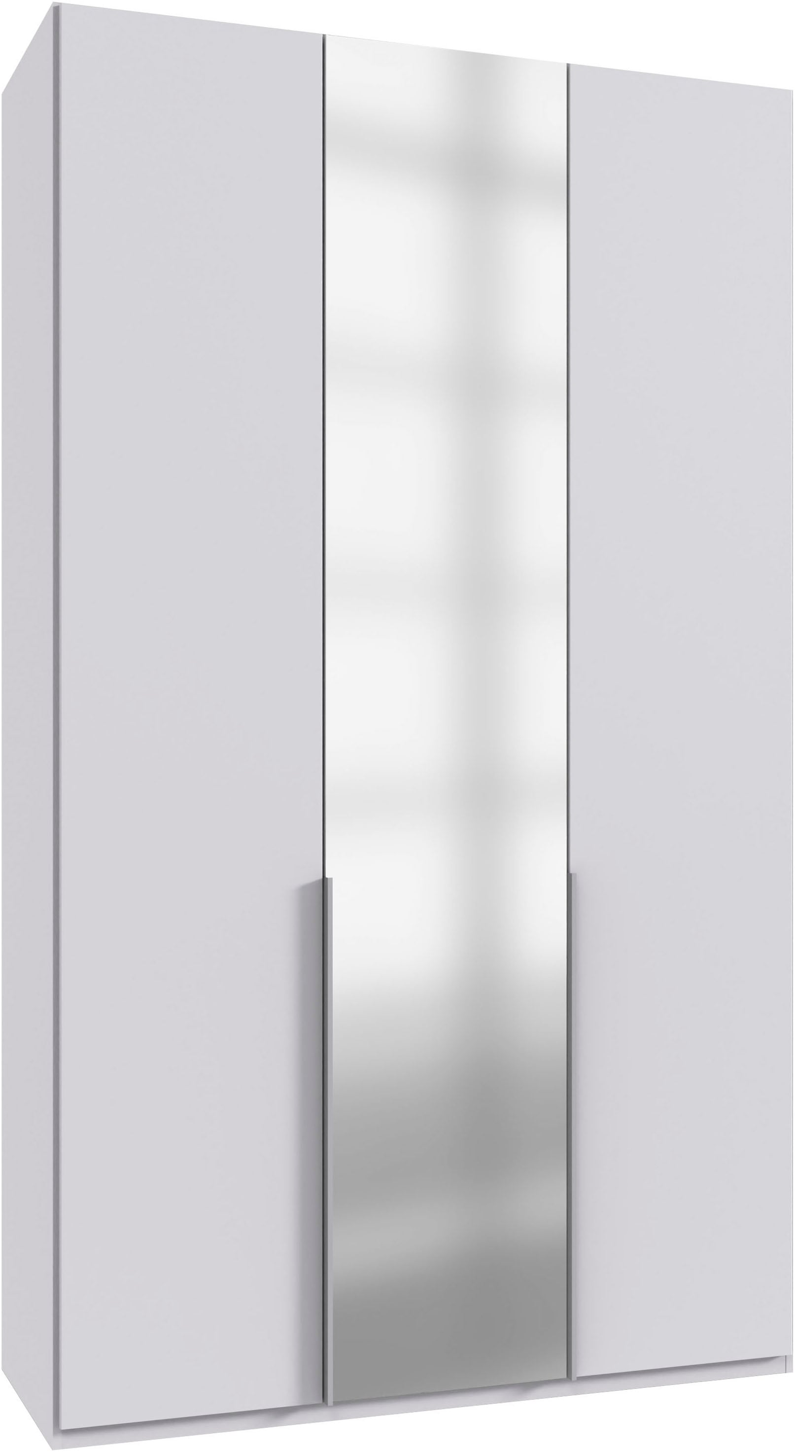 Wimex Kleiderschrank "Mugano,in 5 Breiten,2 Höhen,2 Tiefen, viele Farben, Made in Germany" in Basic oder Premium Ausstattung, mit langen Griffen aus Metall, mit oder ohne Spiegel