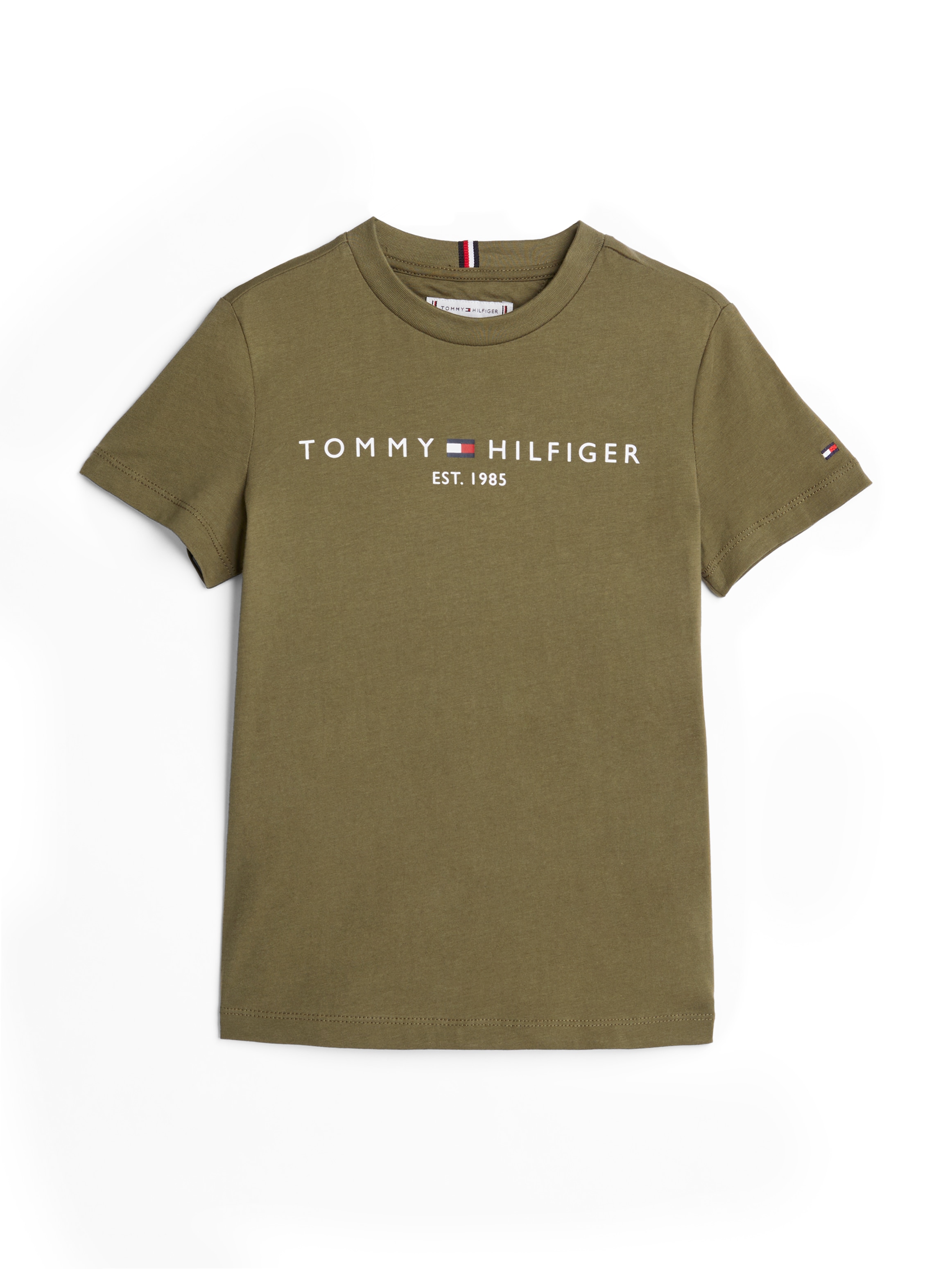 Tommy Hilfiger Kurzarmshirt »U ESSENTIAL TEE S/S«, Kinder bis 16 Jahre mit Logostickerei