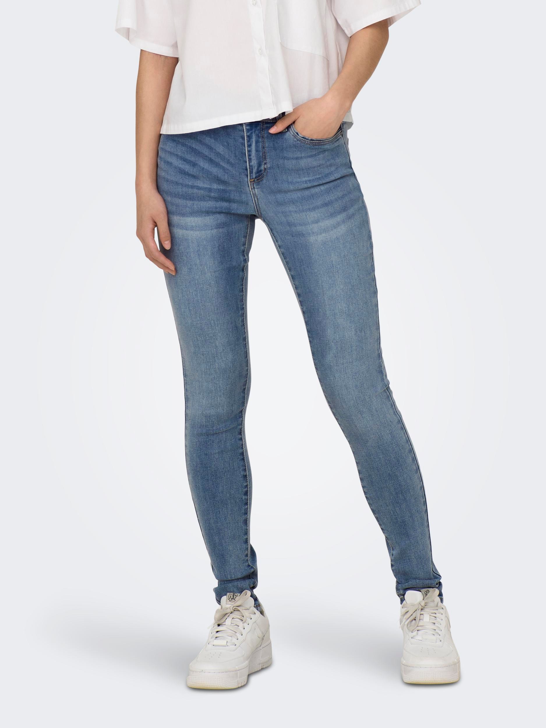 ONLY Skinny-fit-Jeans »ONLWAUW MID SKINNY DNM GUABOX«