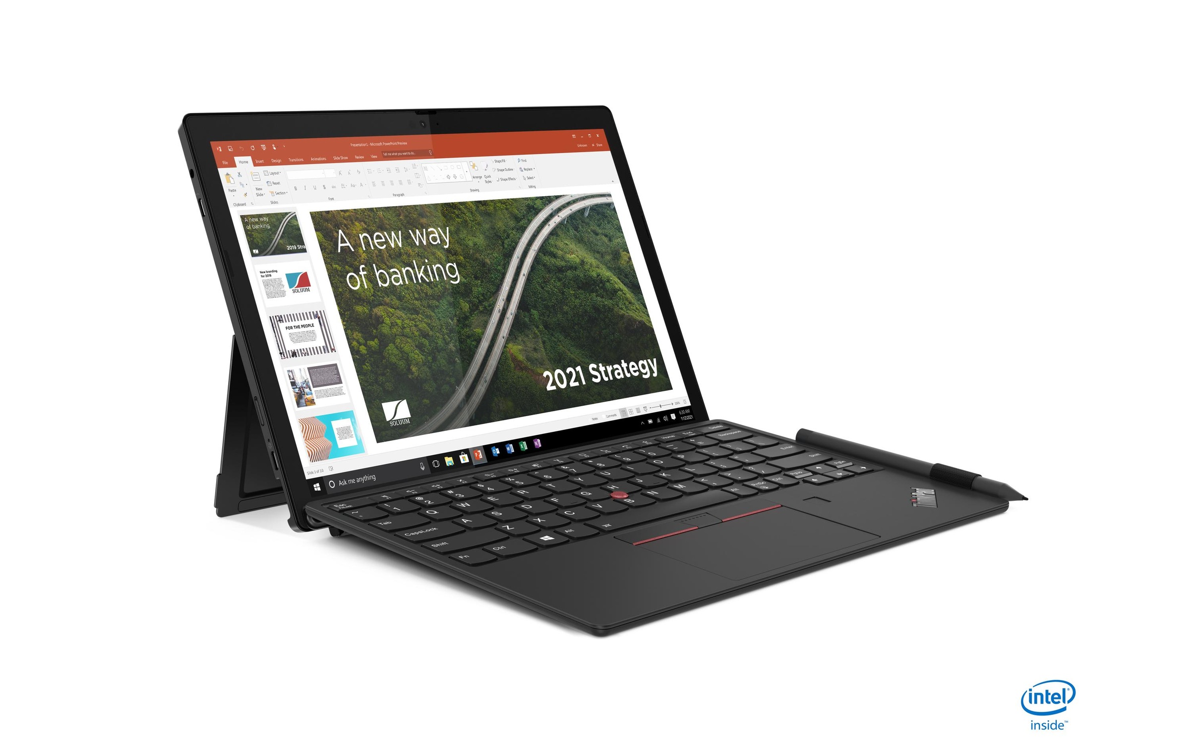 Lenovo Notebook »ThinkPad X12 Detach«, 31,24 cm, / 12,3 Zoll, Intel, Core i5, Iris© Xe Graphics, 256 GB SSD