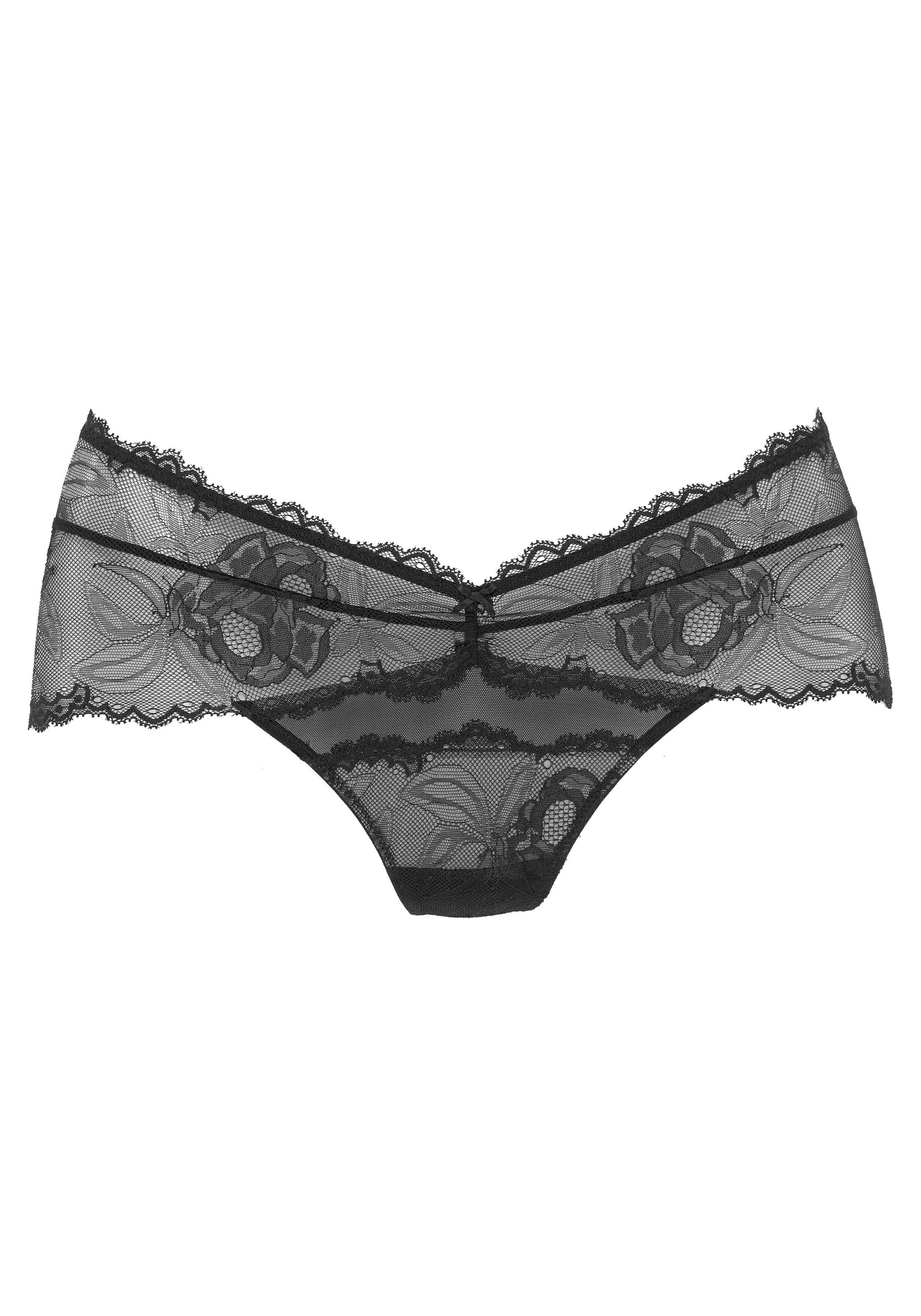 JETTE String, in extravagantem, transparenten Blumen-Look