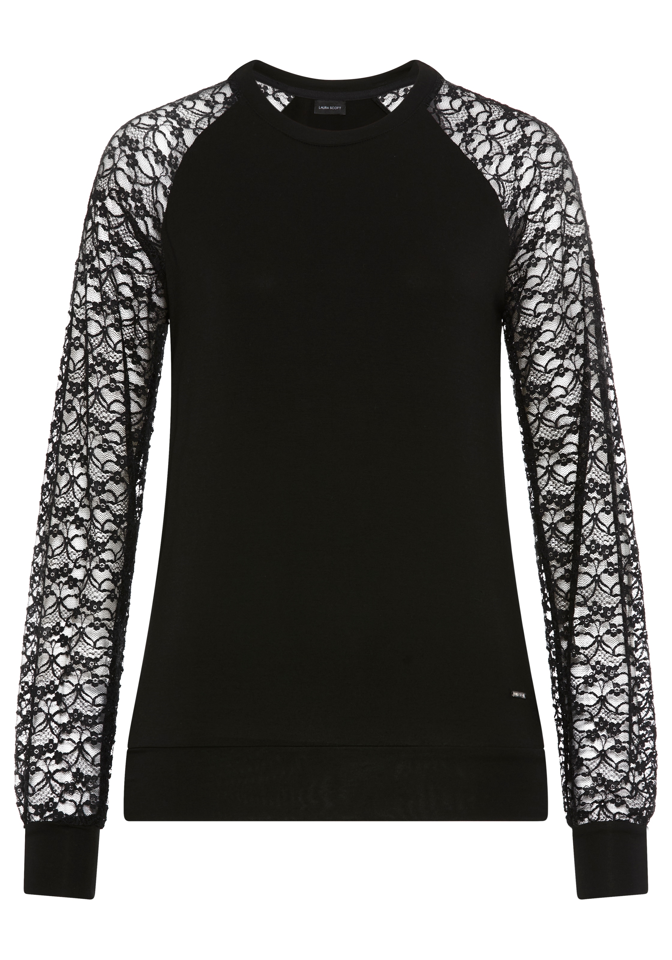 Laura Scott Longsleeve, sportliche Ärmelform mit Spitze - NEUE KOLLEKTION