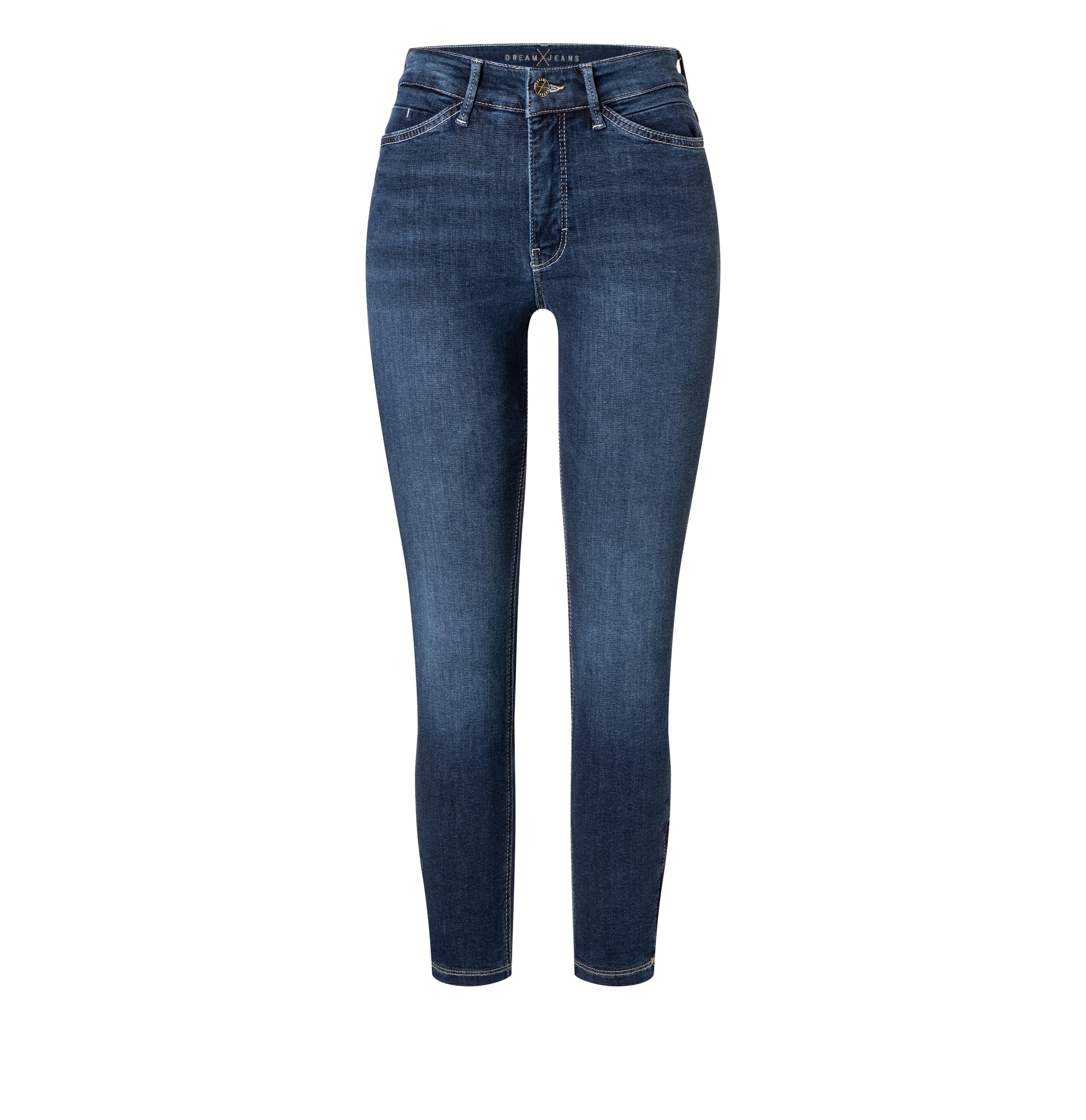 MAC 7/8-Jeans »Dream Chic«, verkürzte Form mit Reissverschluss