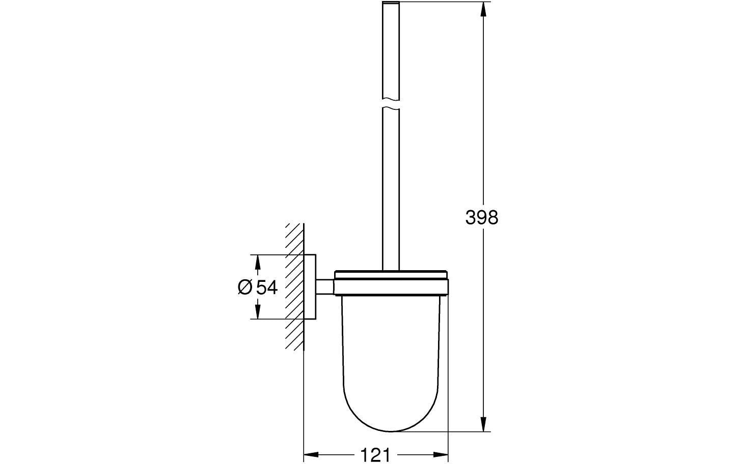 Grohe WC-Garnitur "Start" aus Glas