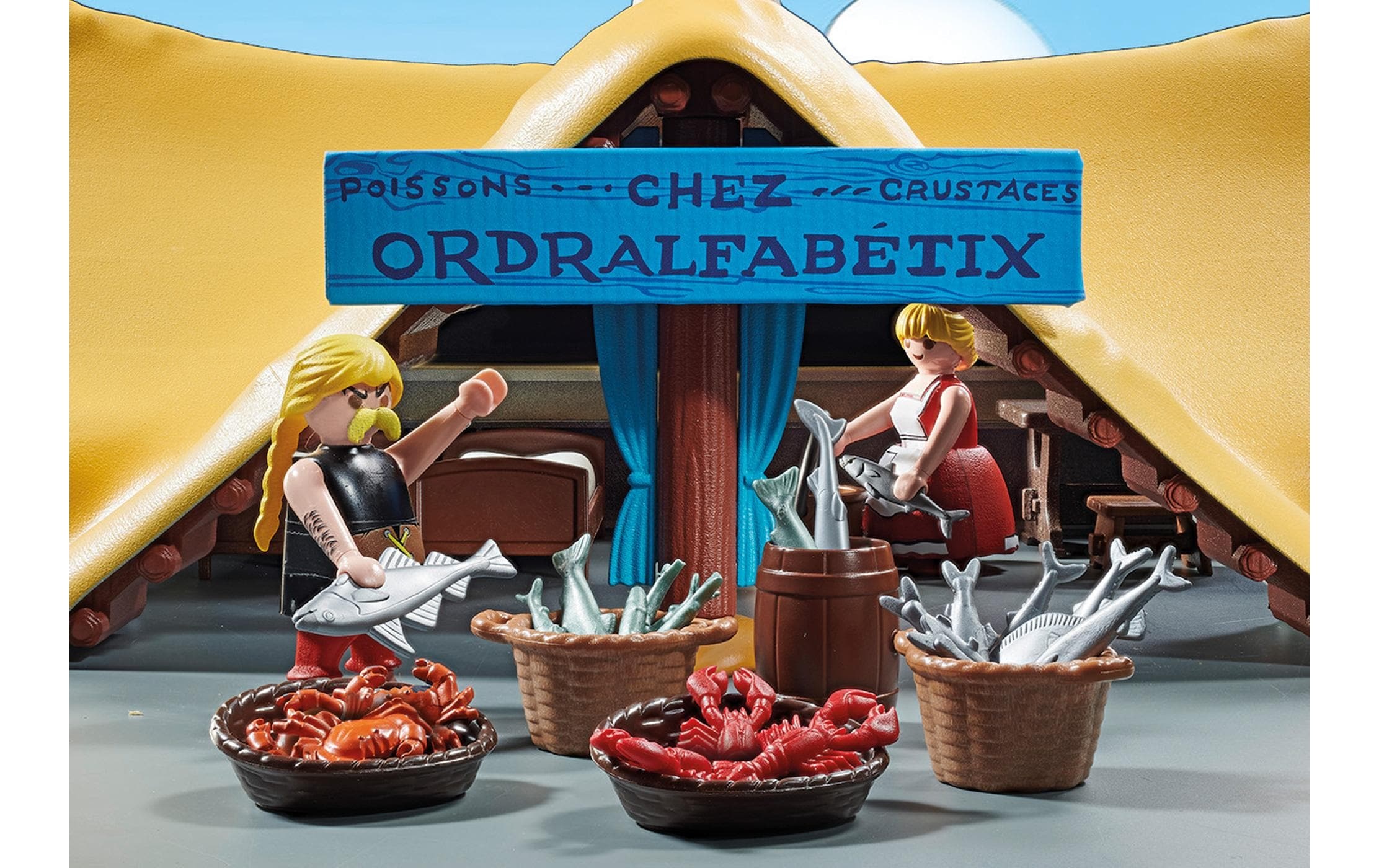 Playmobil® Spielbausteine »Asterix Hütte des Verleihnix 71266«, (73 St.)