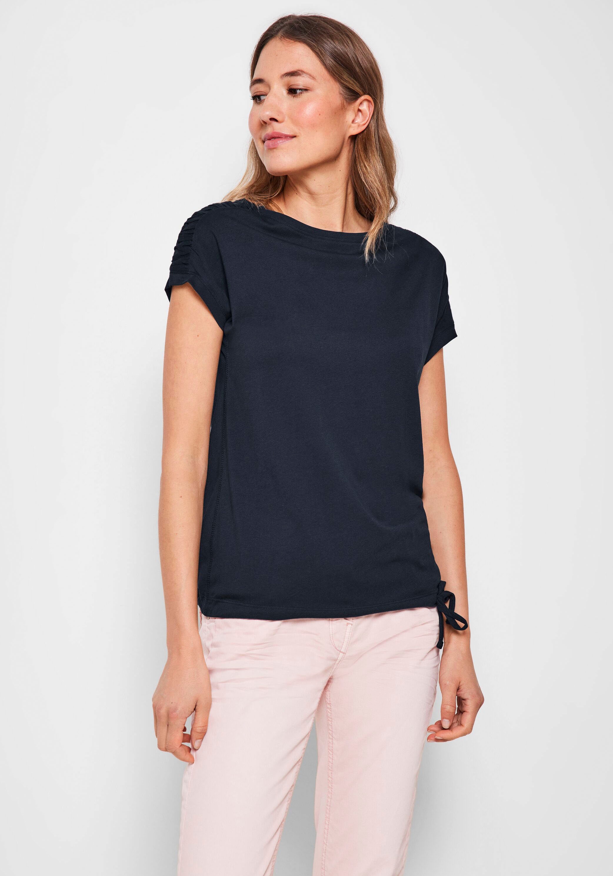 Cecil T-Shirt, bei shoppen Raffungen Schultern Schweiz online auf Jelmoli-Versand mit den