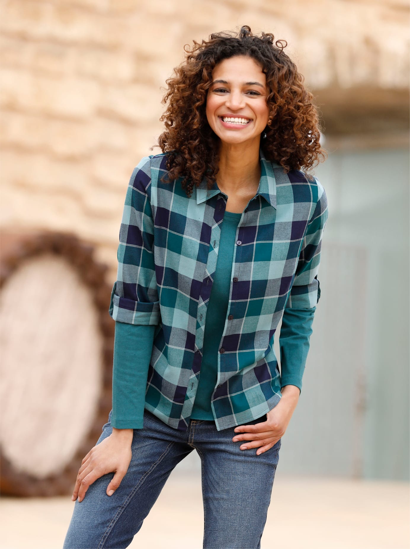 Casual Looks Flanellbluse