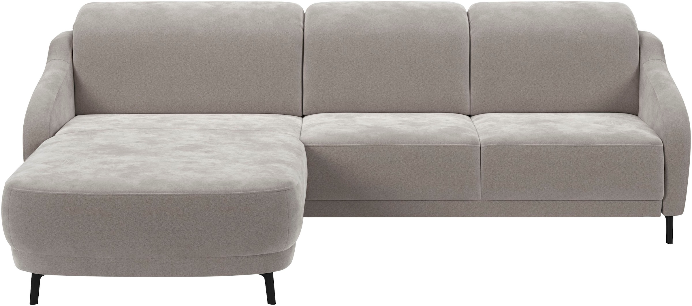 sit&more Ecksofa "Blues L-Form" wahlweise mit Klapptisch und USB