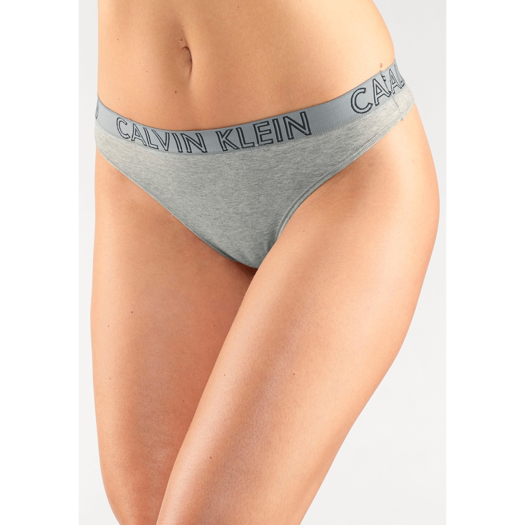 Calvin Klein Underwear T-String »ULTIMATE COTTON«, mit Logobündchen