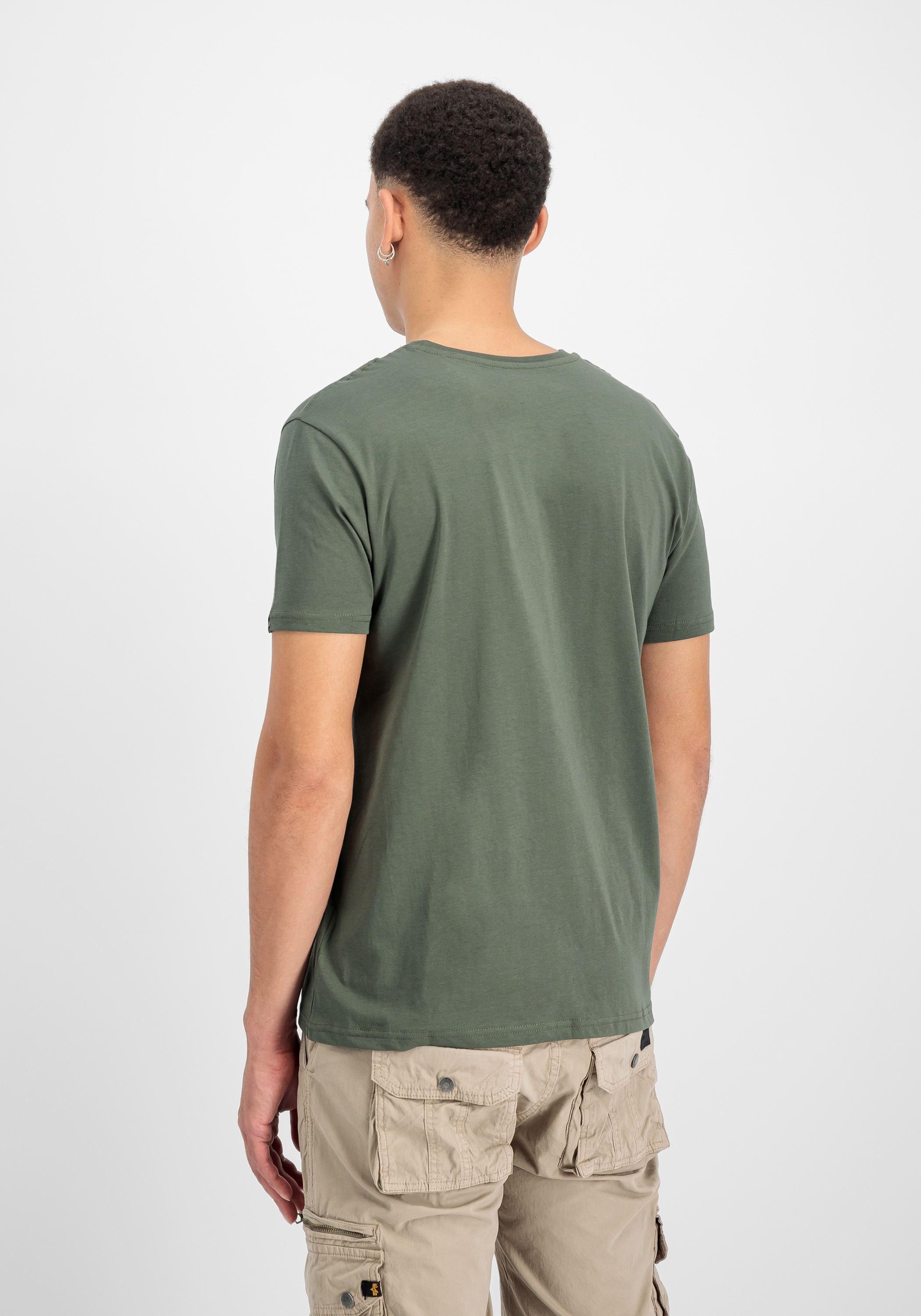 Alpha Industries T-Shirt »Alpha Industries Men - T-Shirts Basic T-Shirt BL Rubber«