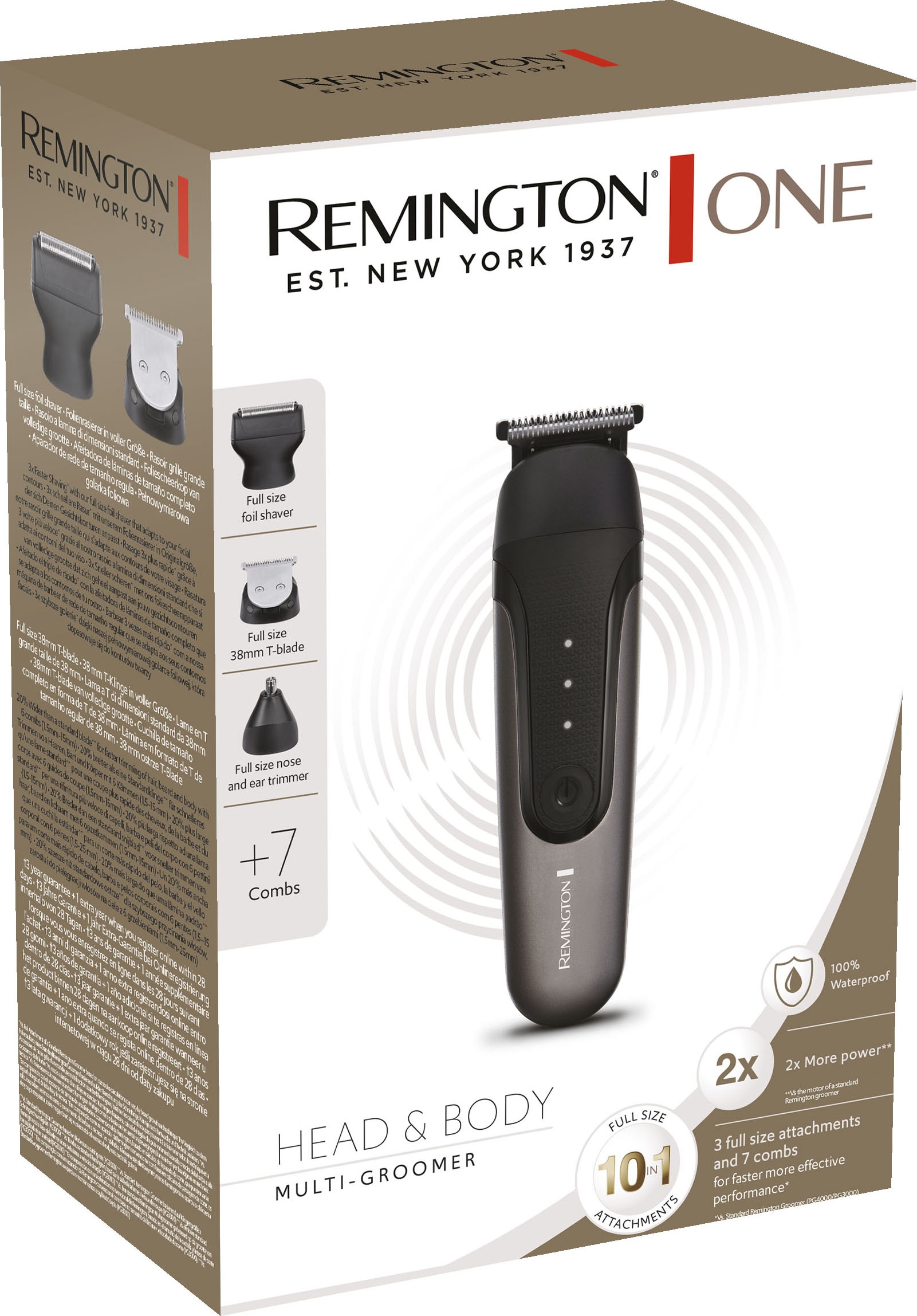 Remington Haar- online »PG760 3 Multigroomer«, One Aufsätze bestellen und Bartschneider Head&Body
