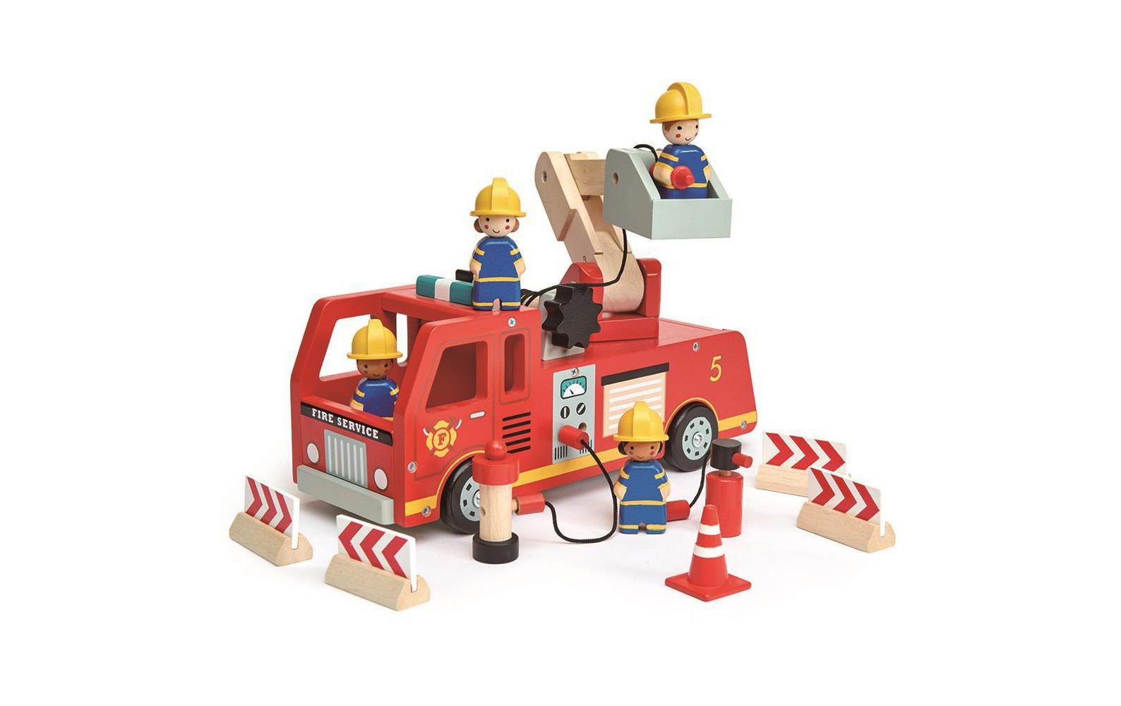 Tender Leaf Toys Spielzeug-Feuerwehr »Rettungsfahrzeug Feuerwehrauto«
