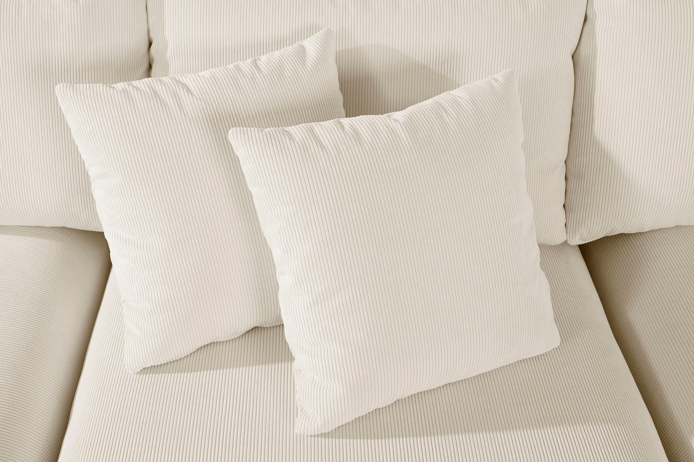 Home affaire Wohnlandschaft »Comfine U-Form«, zusammengesetzt aus Modulen, in 3 Stoffen und vielen Farben