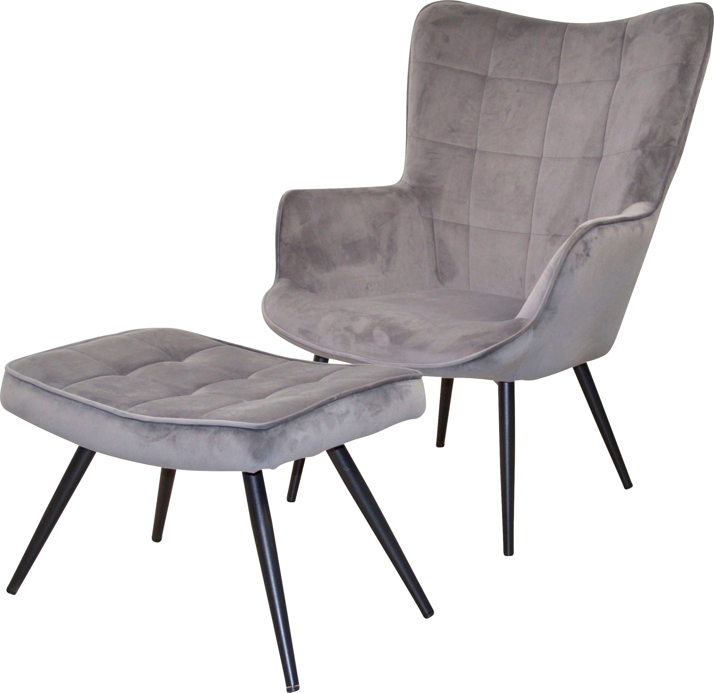 HOFMANN LIVING AND MORE Sessel kaufen Stahlrohr, »Jaro«, online lackiert schwarz aus | Beinen Polstersessel Jelmoli-Versand mit