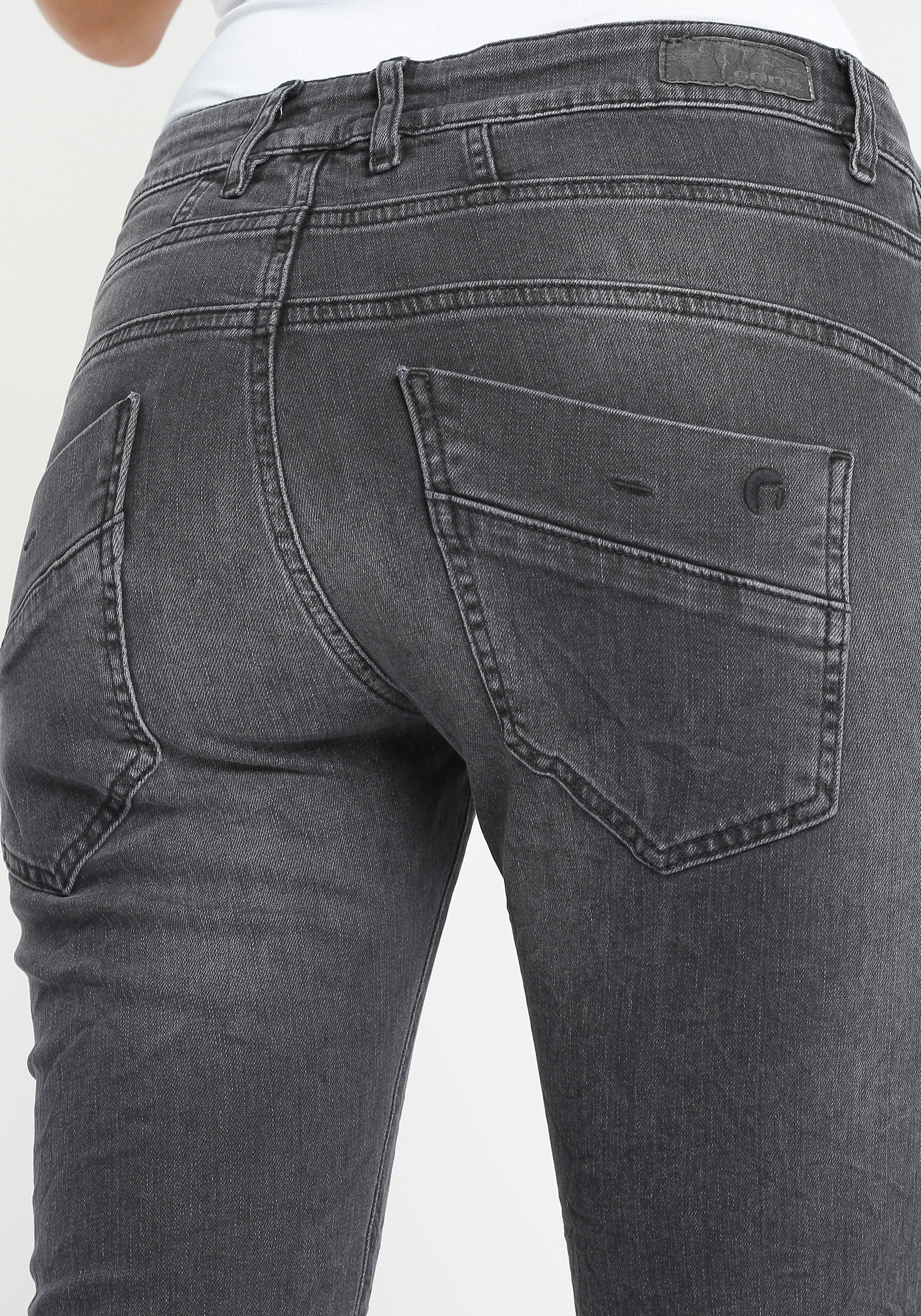Knopfleiste GANG »94GERDA«, offener | online kaufen Jelmoli-Versand Relax-fit-Jeans mit halb