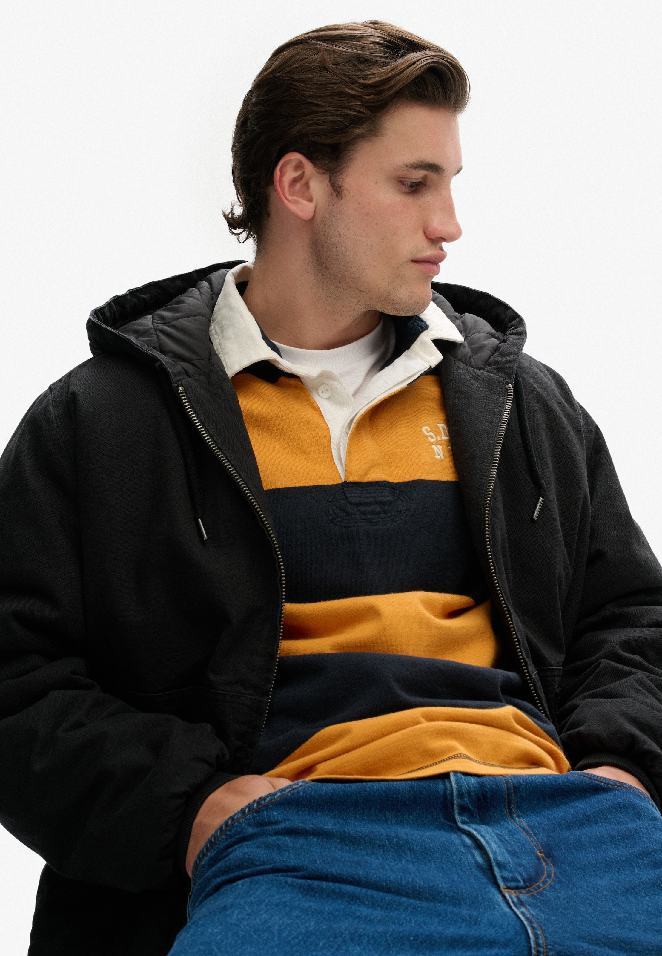 Superdry Parka »CANVAS SURPLUS HOODED JKT«, mit Kapuze